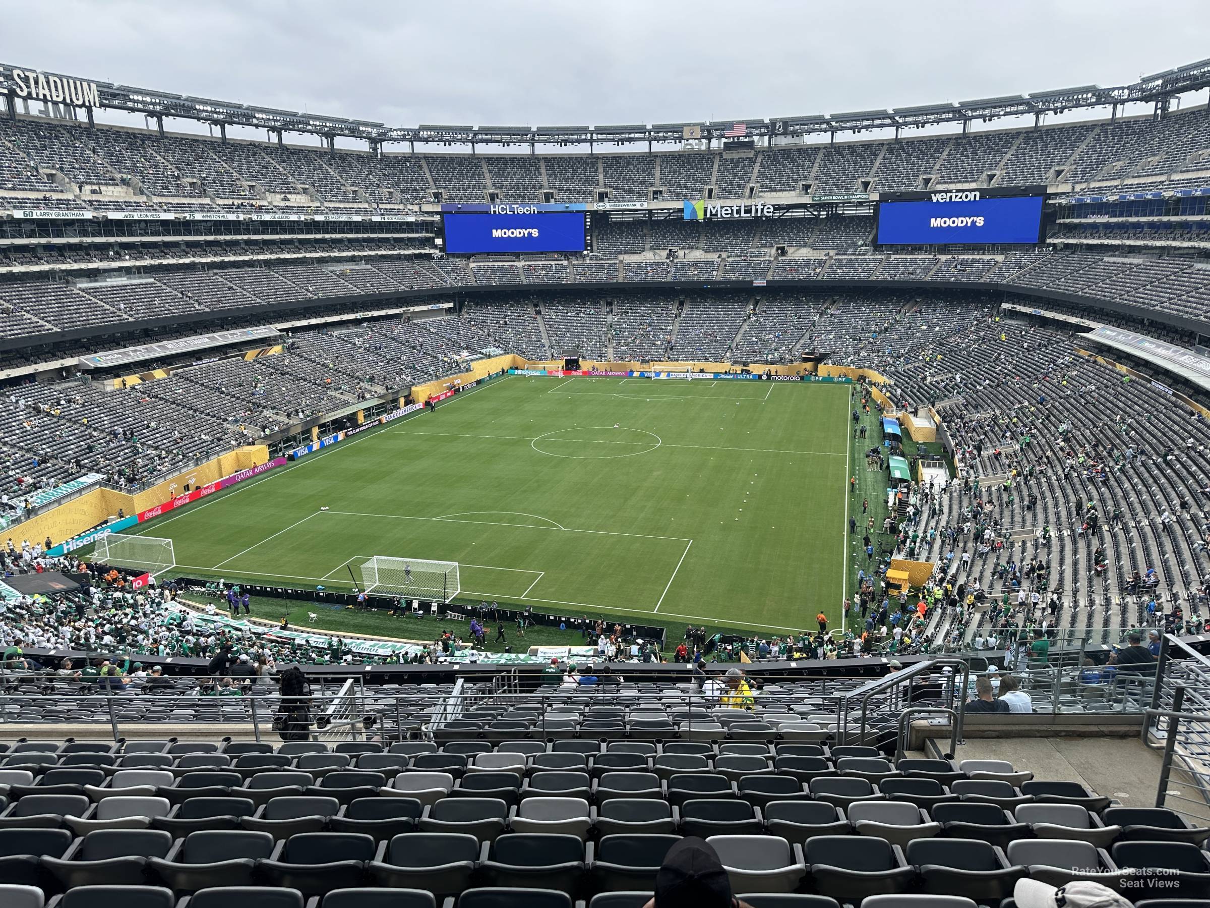 section 249b, row 10 seat view  for soccer - metlife stadium