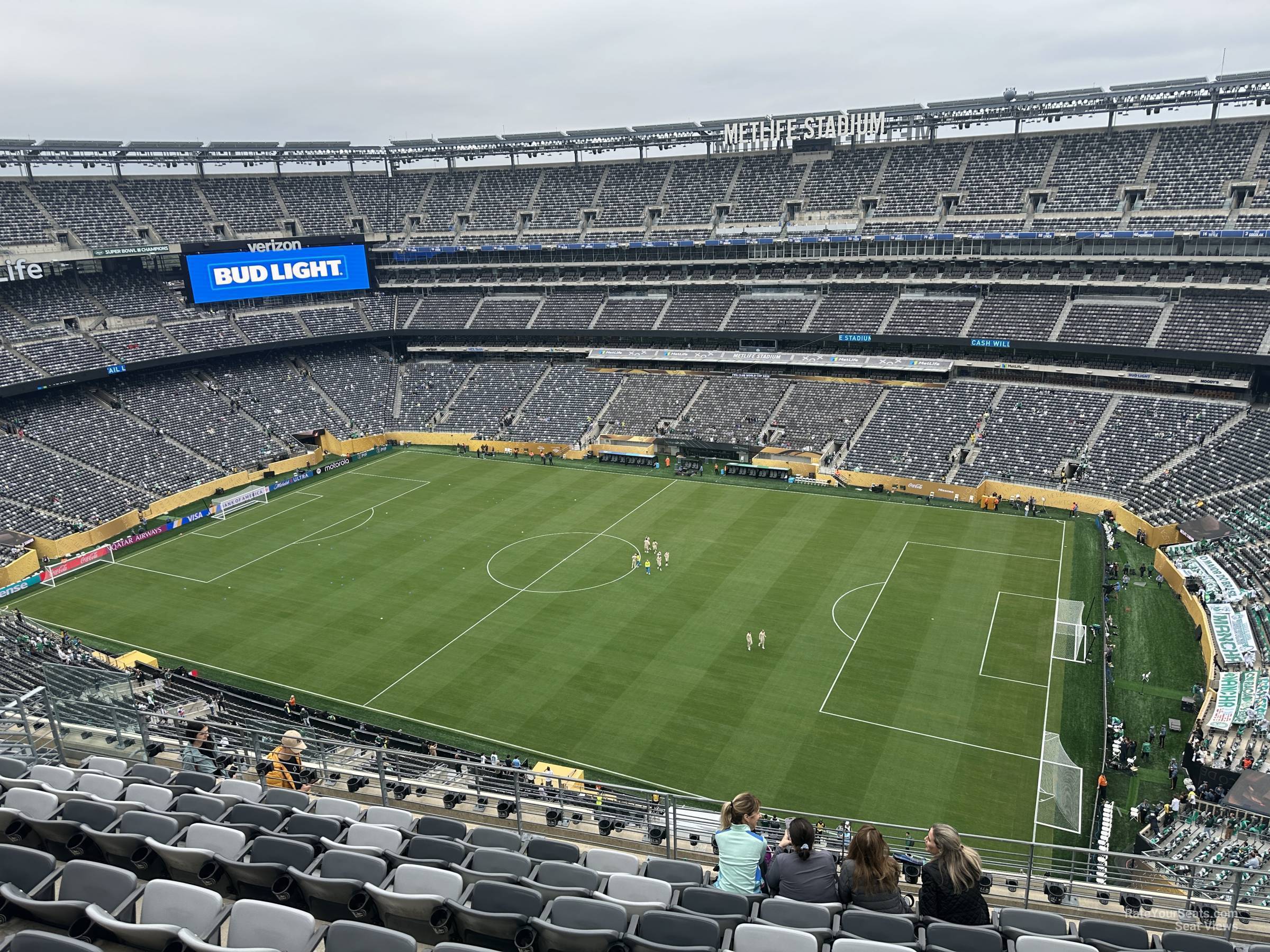 section 310, row 13 seat view  for soccer - metlife stadium