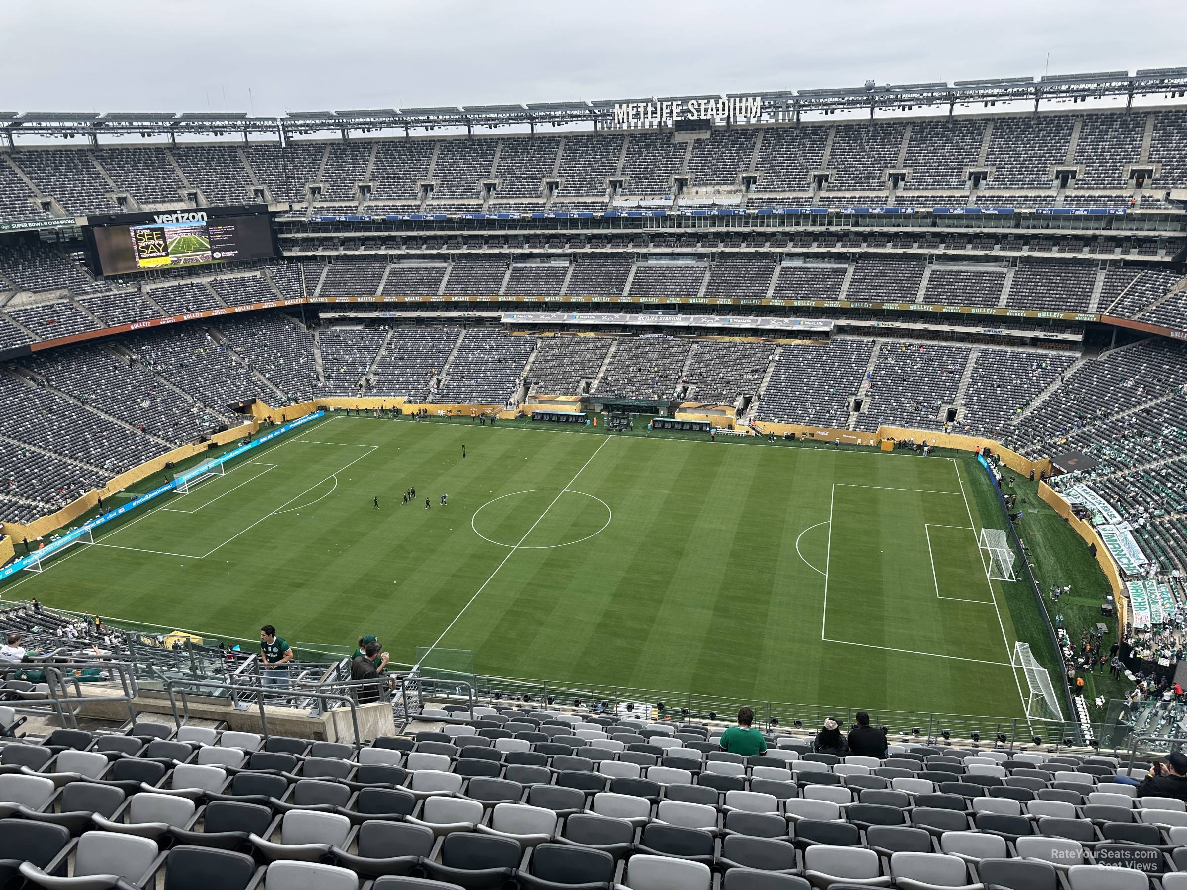 section 311, row 20 seat view  for soccer - metlife stadium