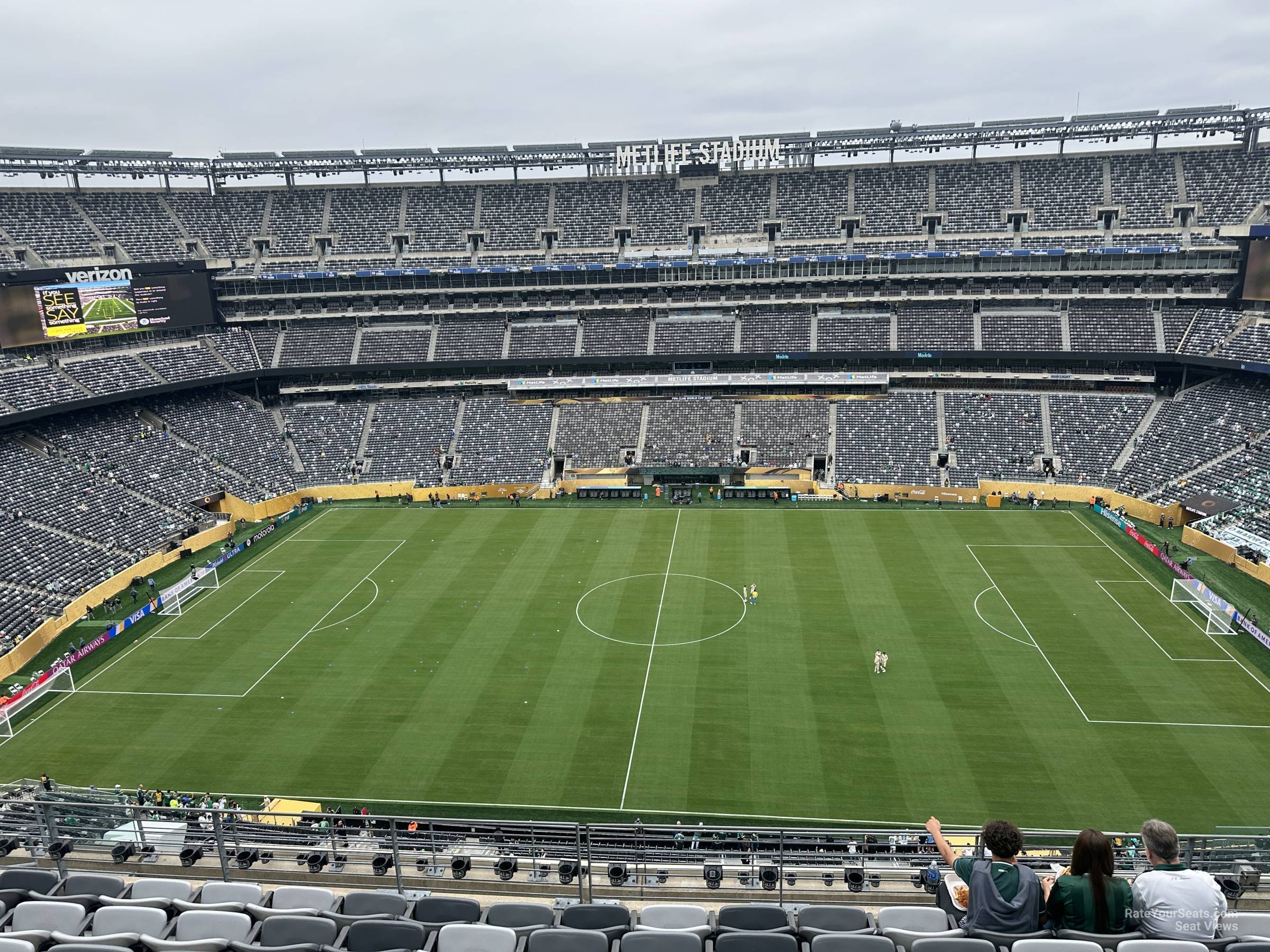 section 313, row 12 seat view  for soccer - metlife stadium