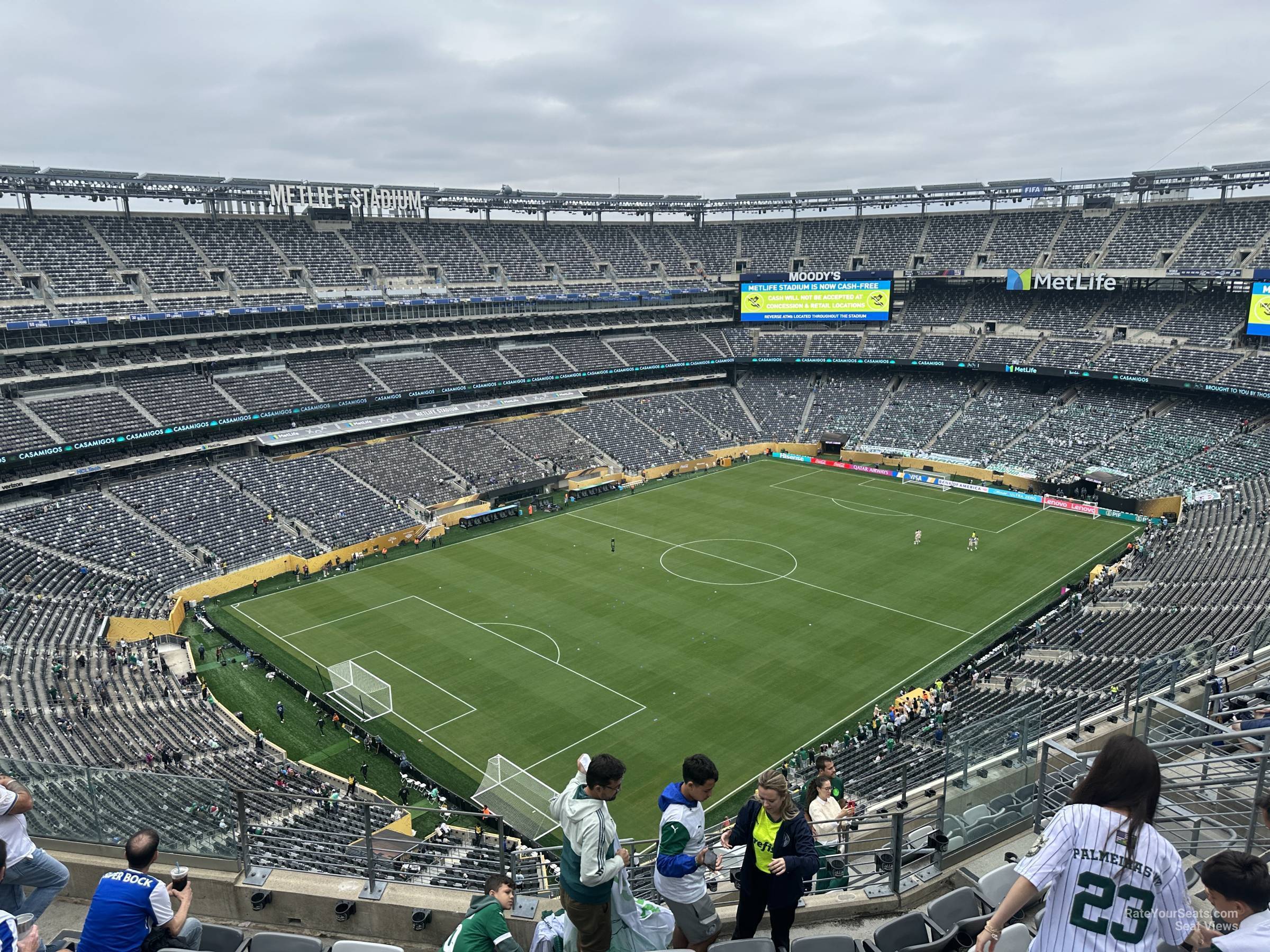 section 320, row 12 seat view  for soccer - metlife stadium