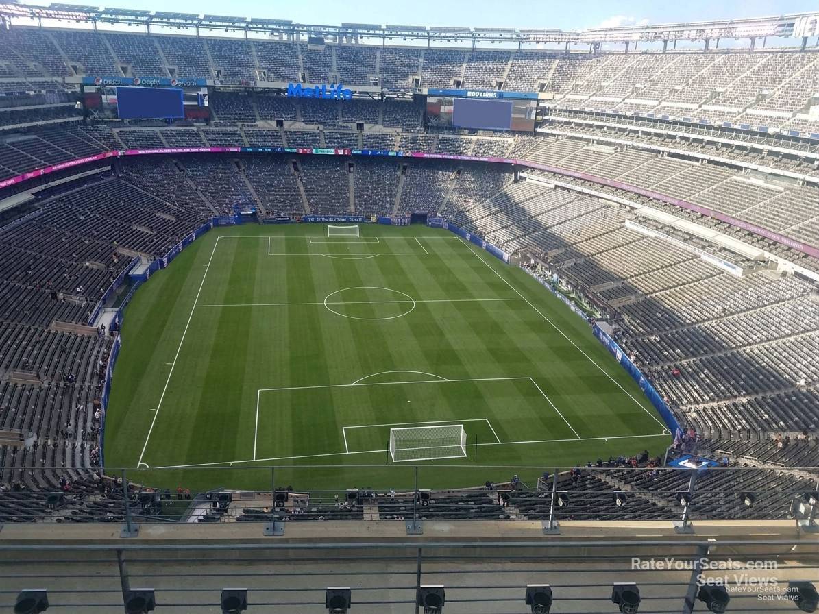 section 327, row 11 seat view  for soccer - metlife stadium