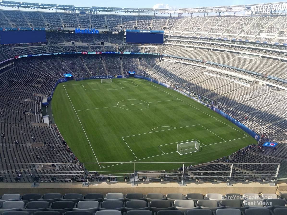 section 329, row 11 seat view  for soccer - metlife stadium