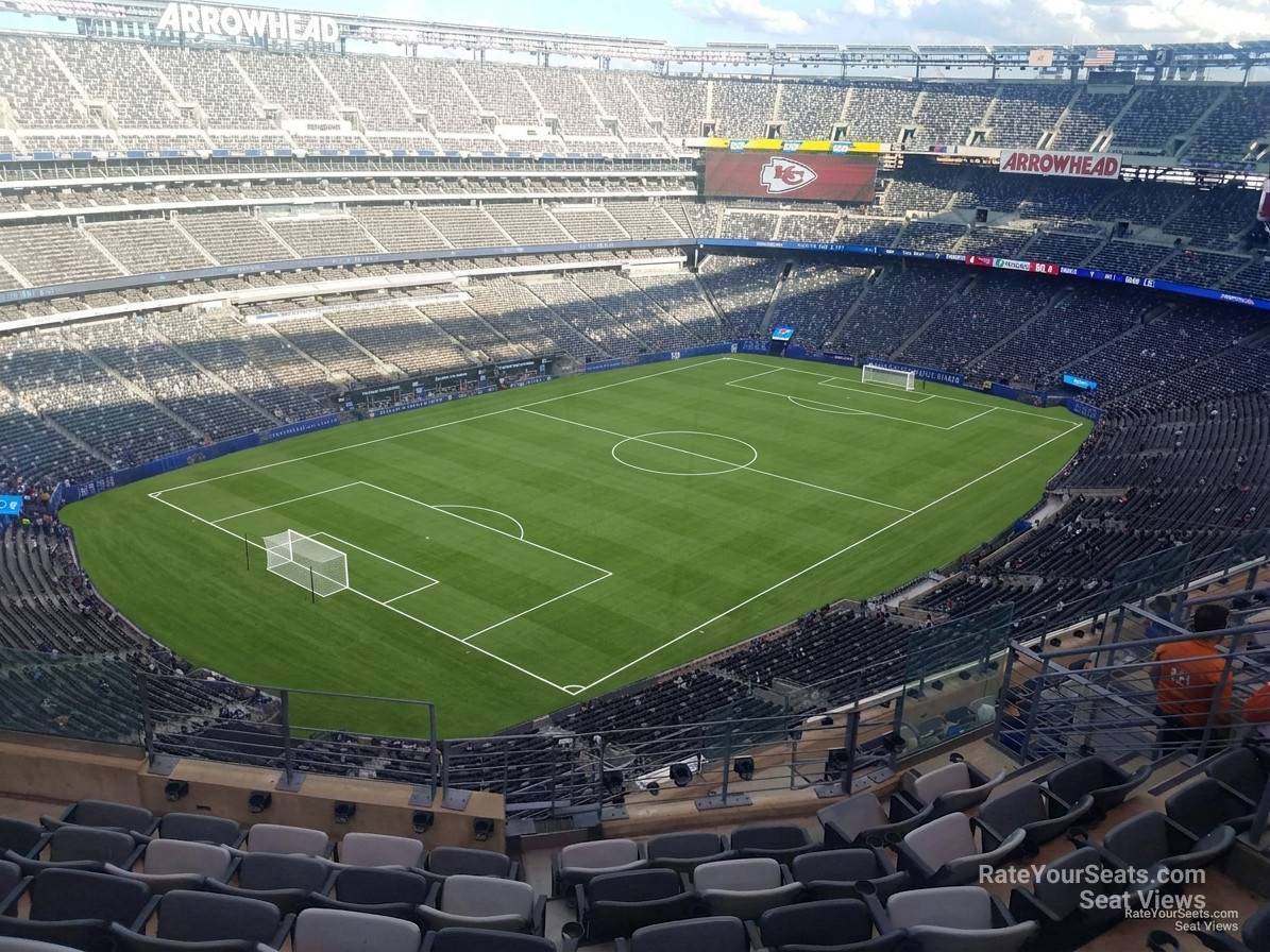 section 345, row 11 seat view  for soccer - metlife stadium