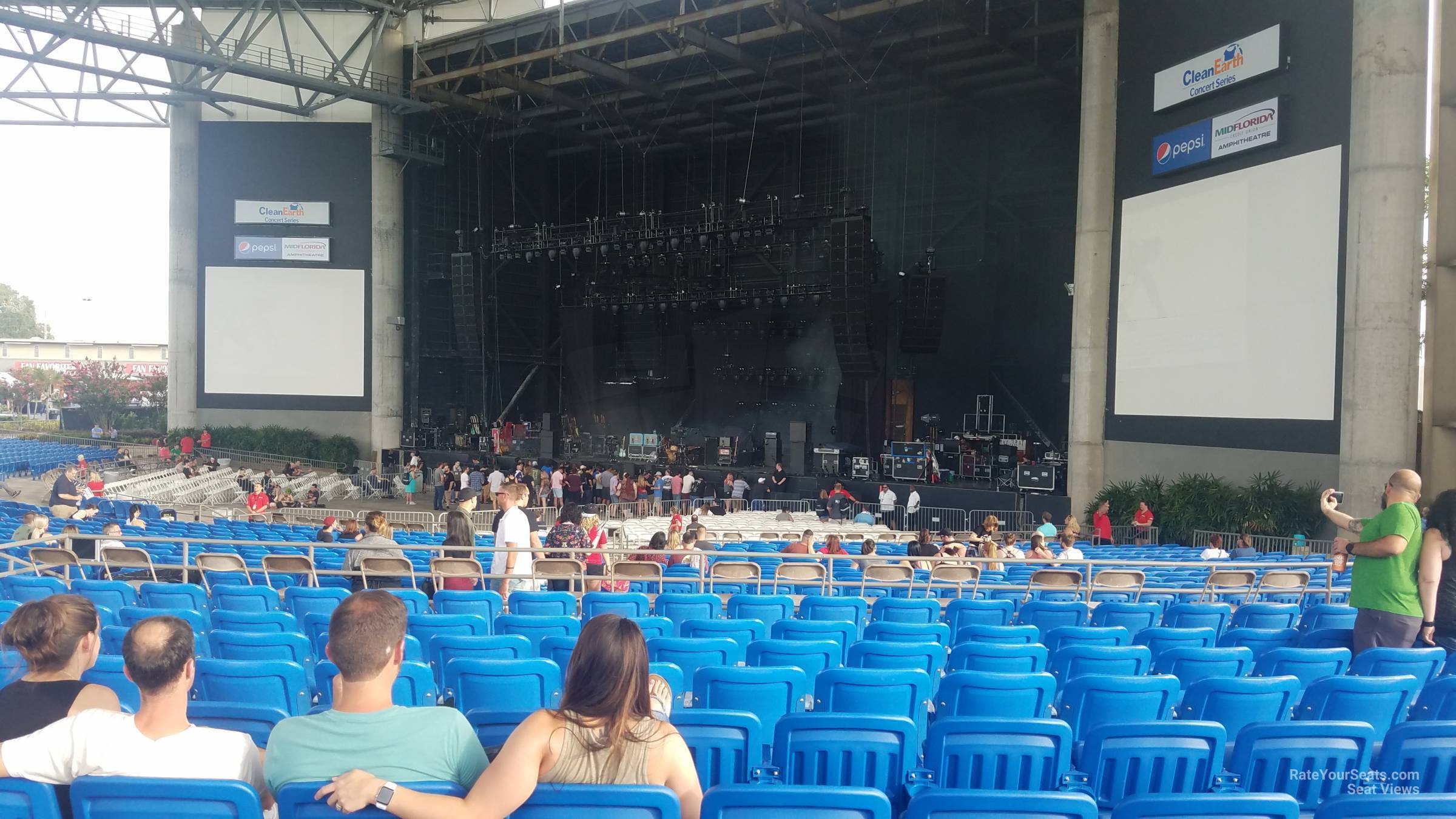 Midflorida Credit Union Amphitheatre Seating Chart With Seat Numbers