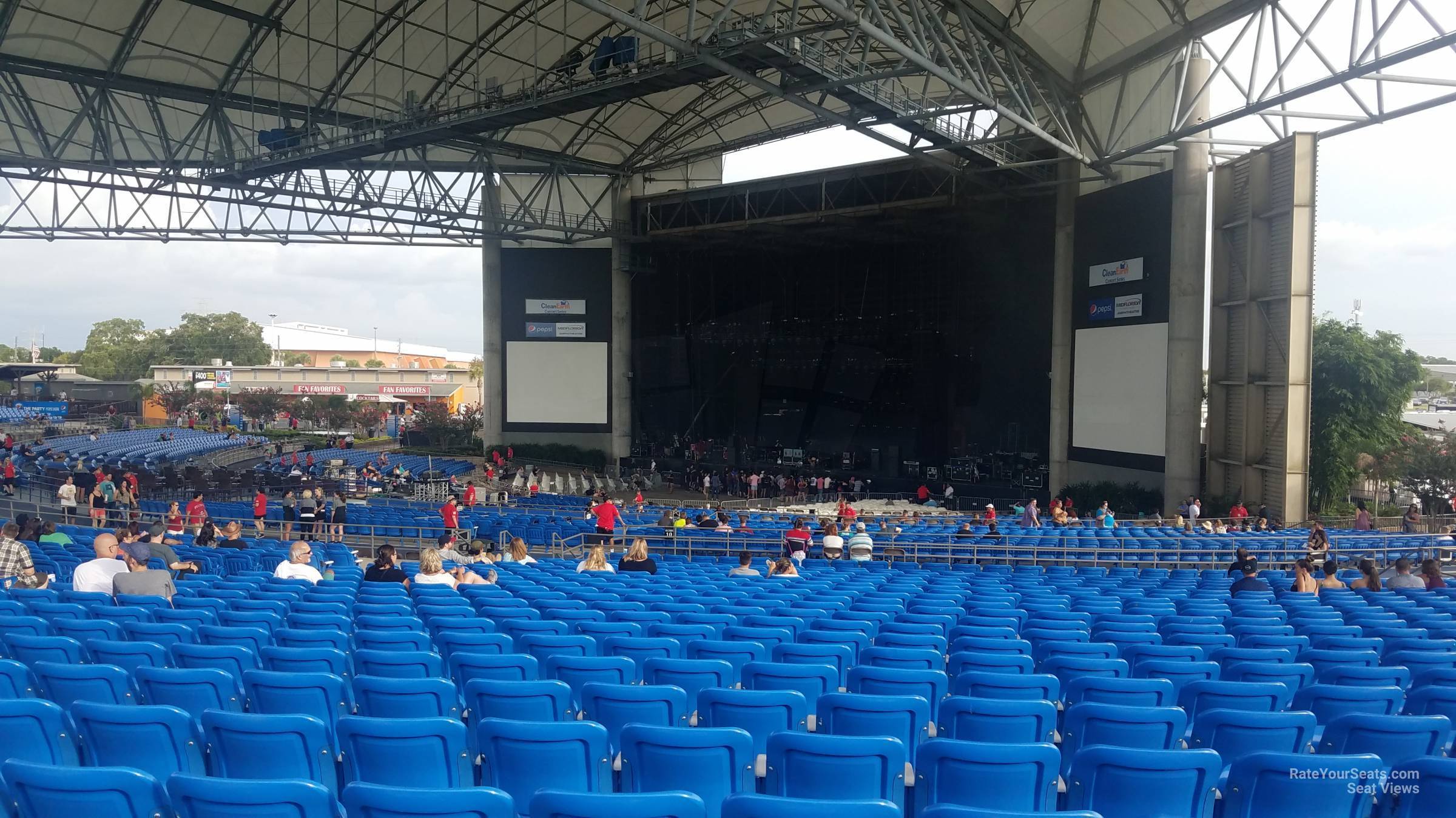 Mid Florida Amphitheater Interactive Seating Chart