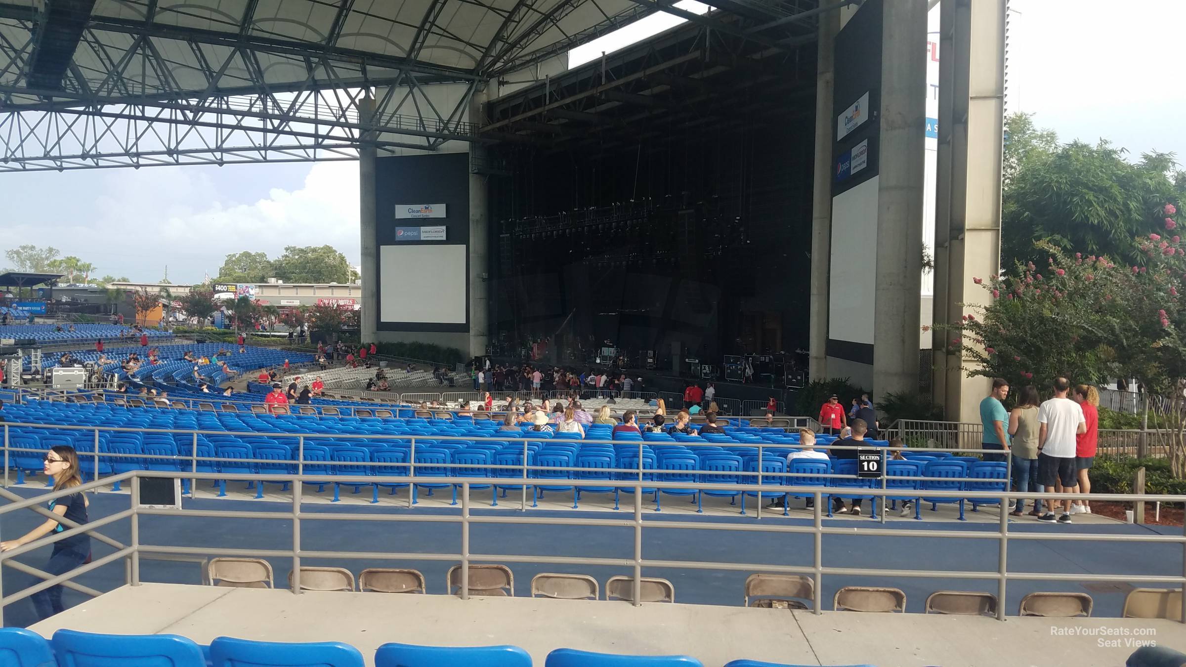 Midflorida Credit Union Amphitheatre Seating Chart With Seat Numbers