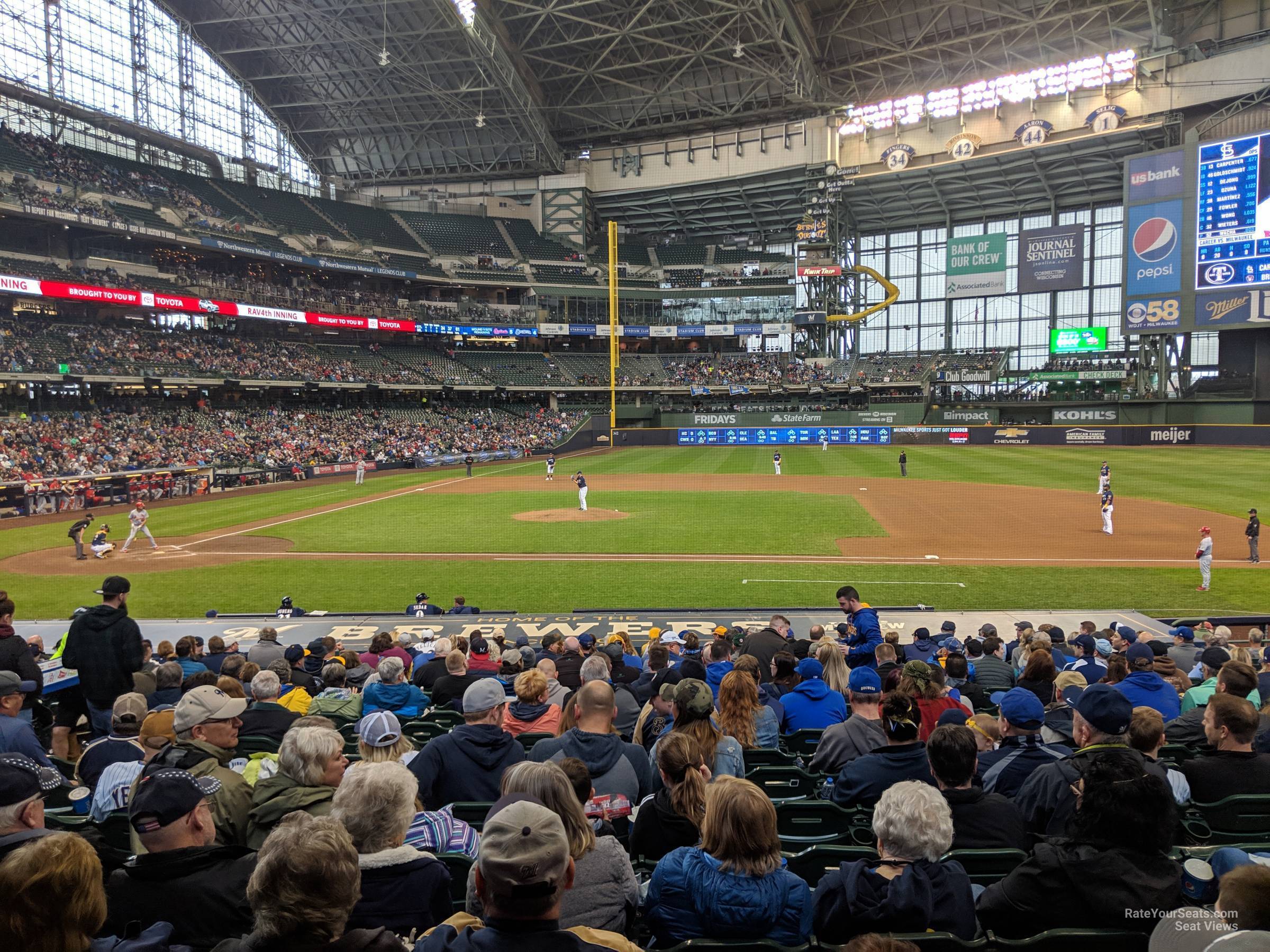 section 113, row 21 seat view  - american family field