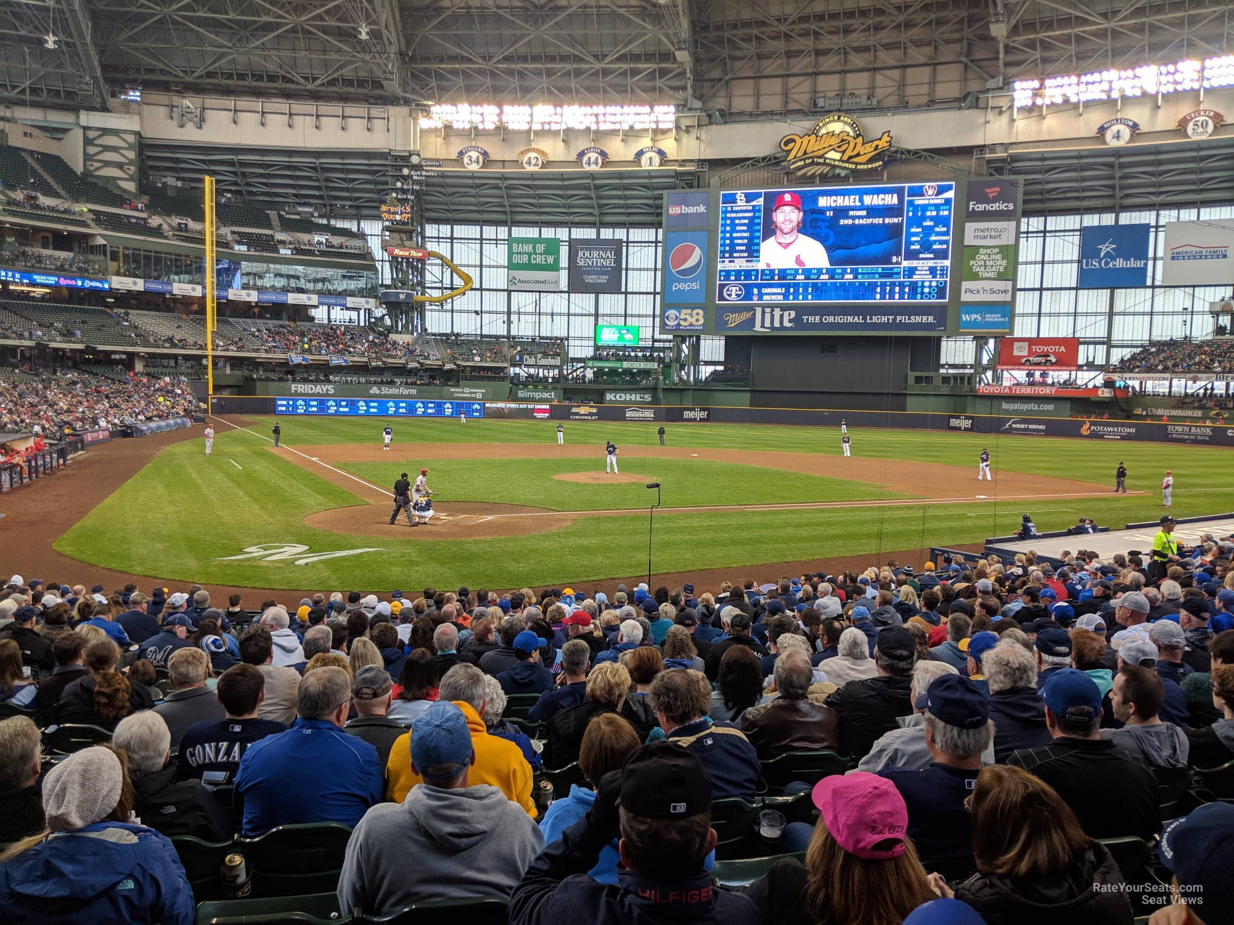 Miller Park Seating Chart With Rows