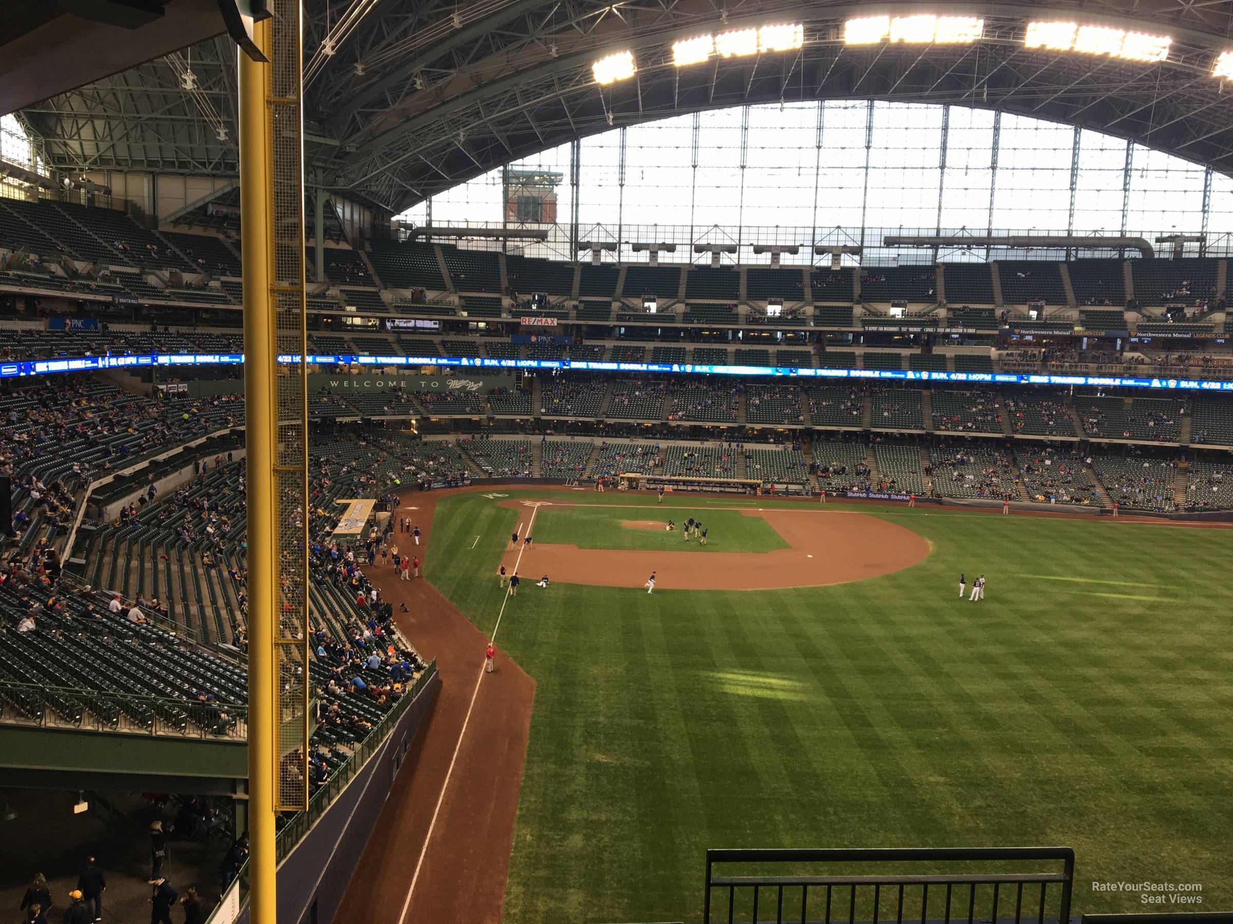 section 305, row 5 seat view  - american family field