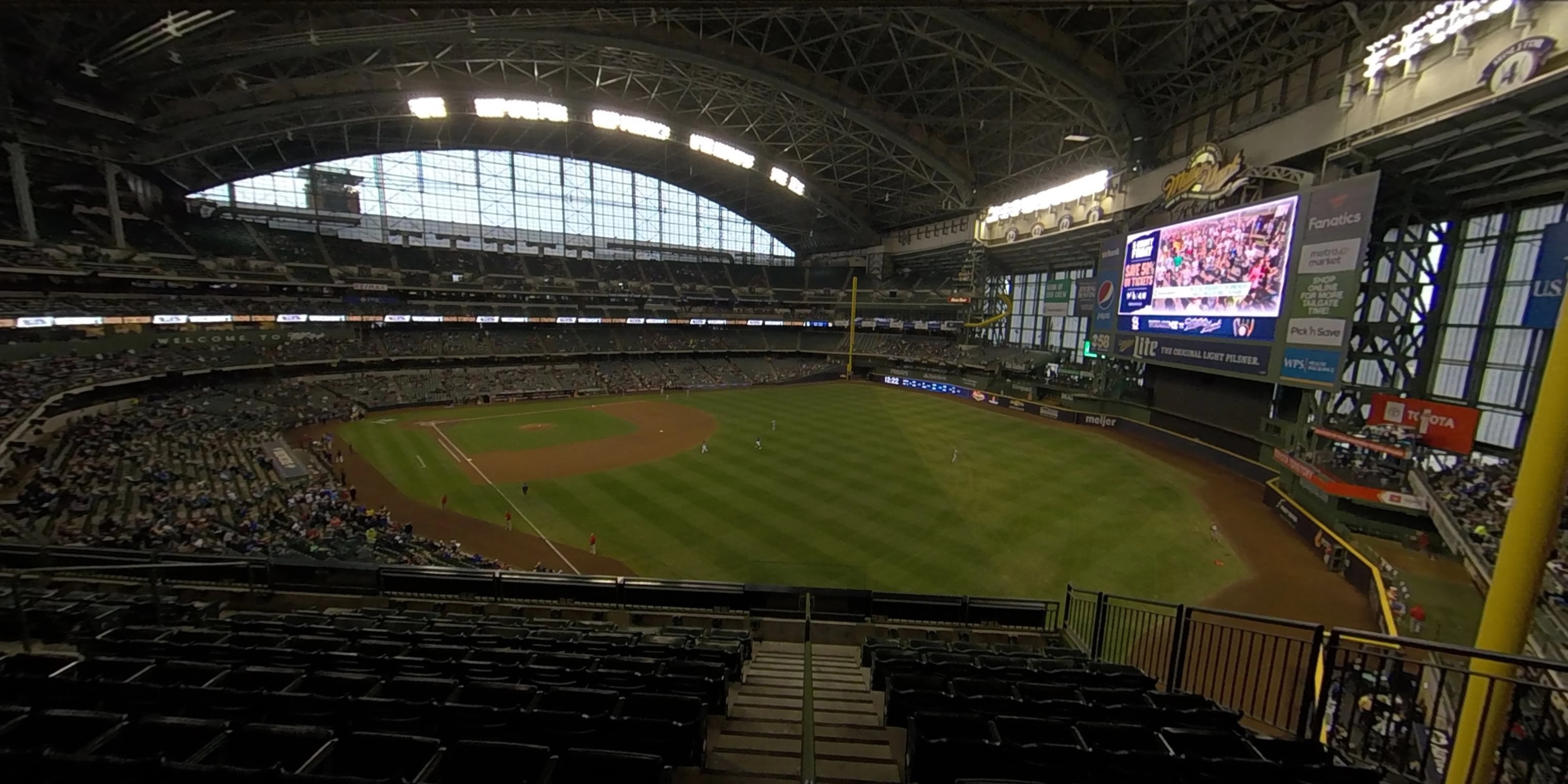 section 306 panoramic seat view  - american family field