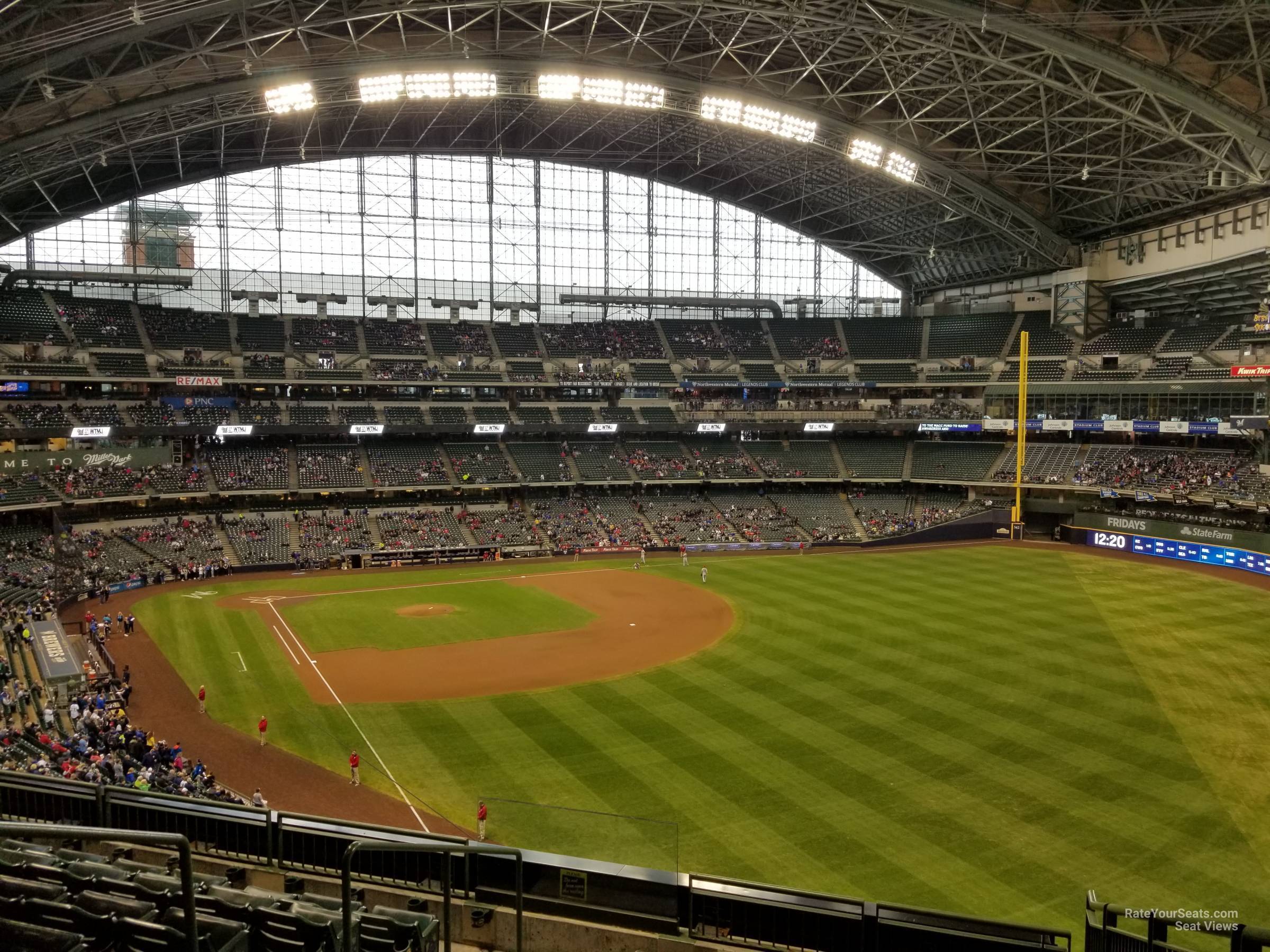 section 306, row 7 seat view  for baseball - american family field