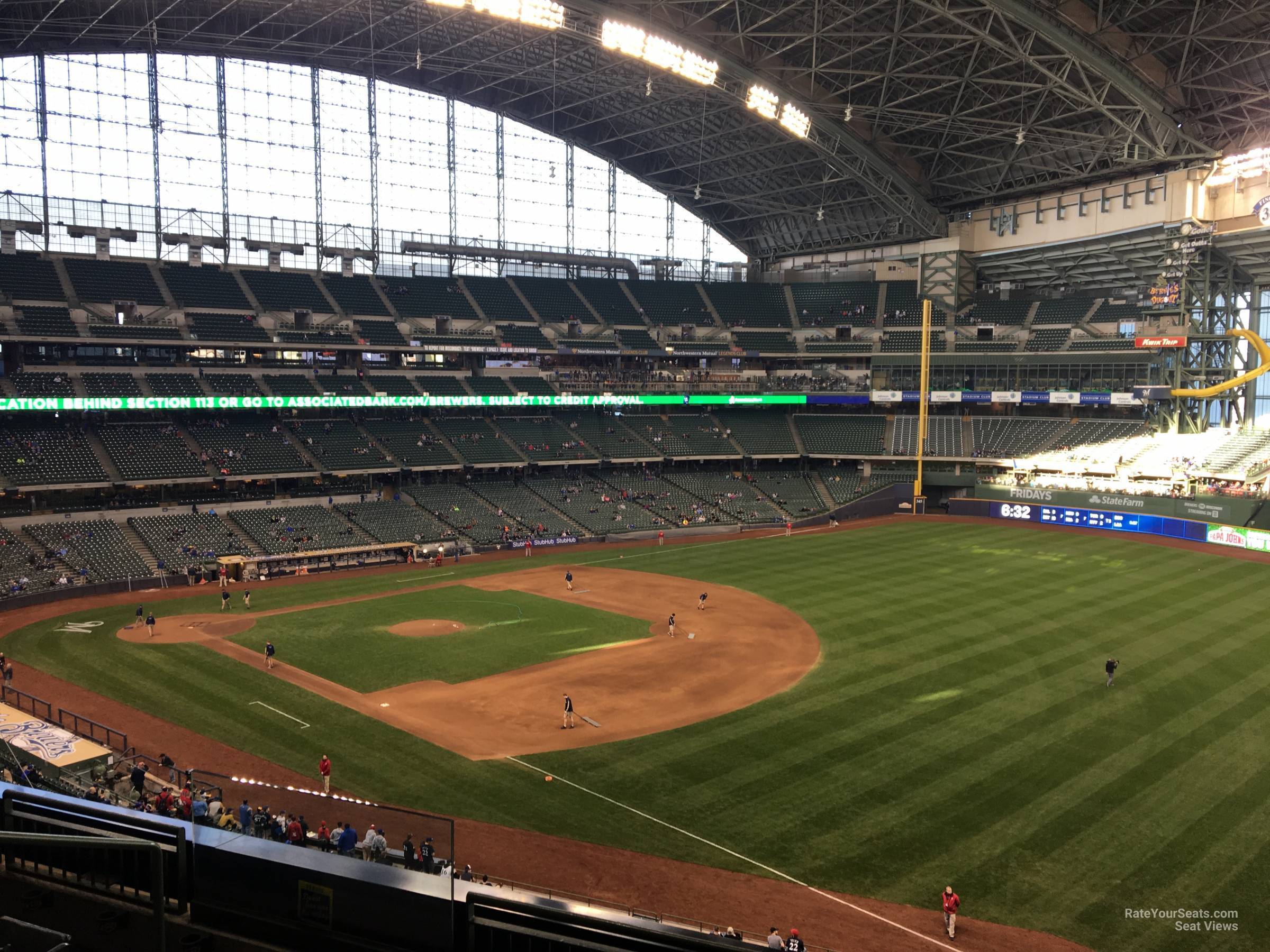section 311, row 5 seat view  for baseball - american family field