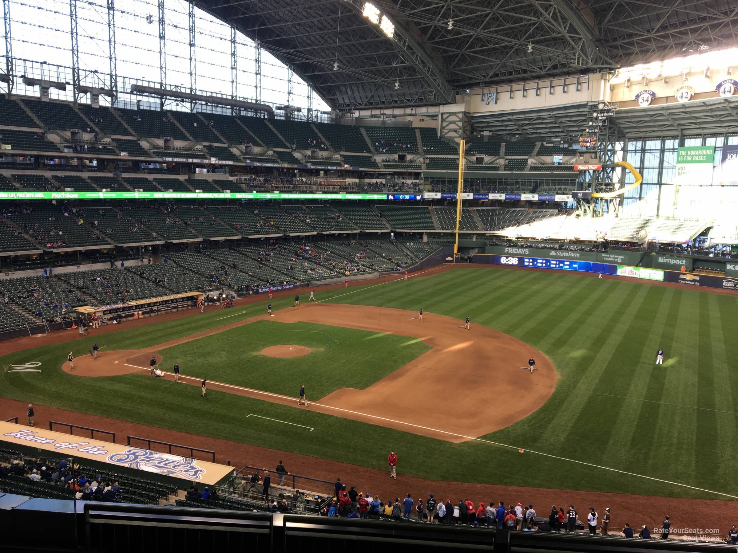 section 317, row 5 seat view  for baseball - american family field