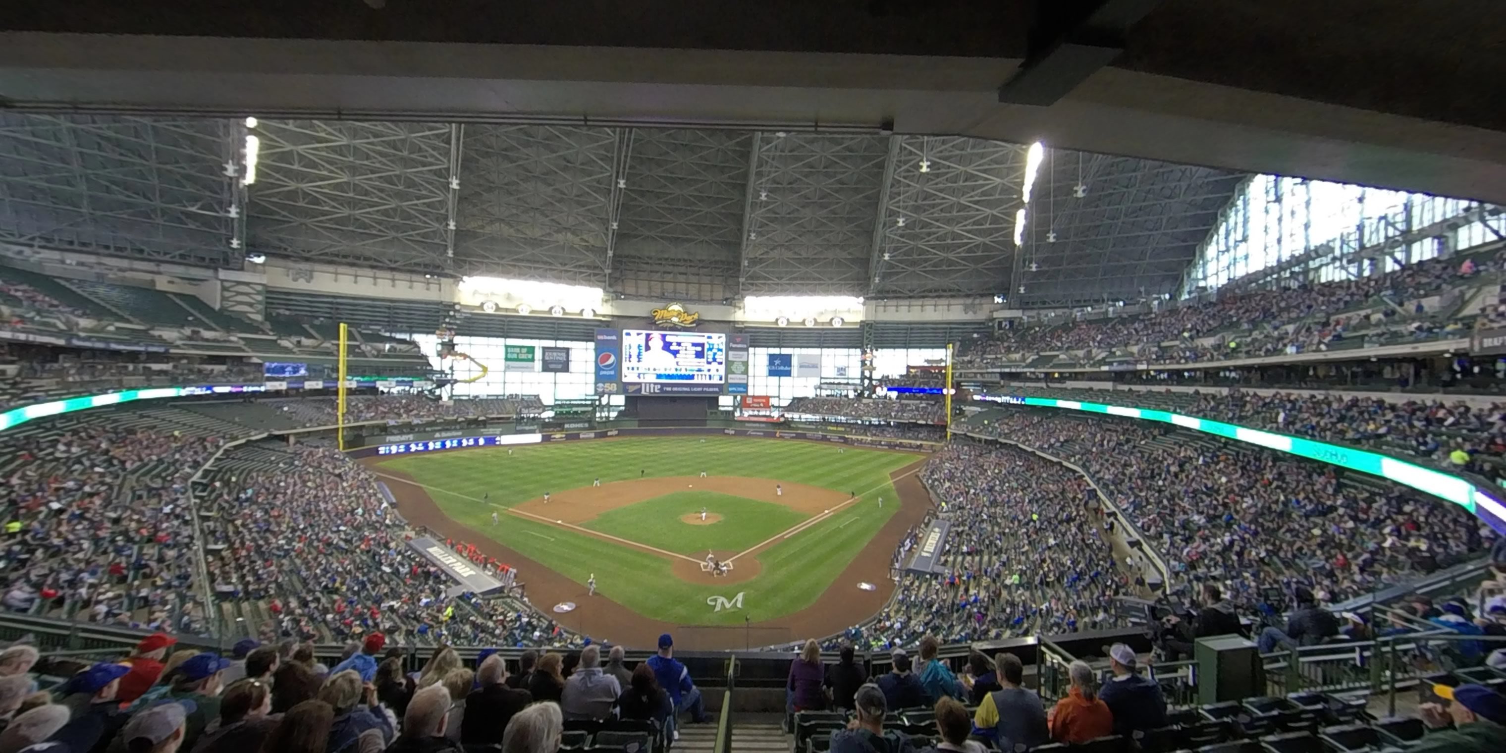 section 330 panoramic seat view  - american family field