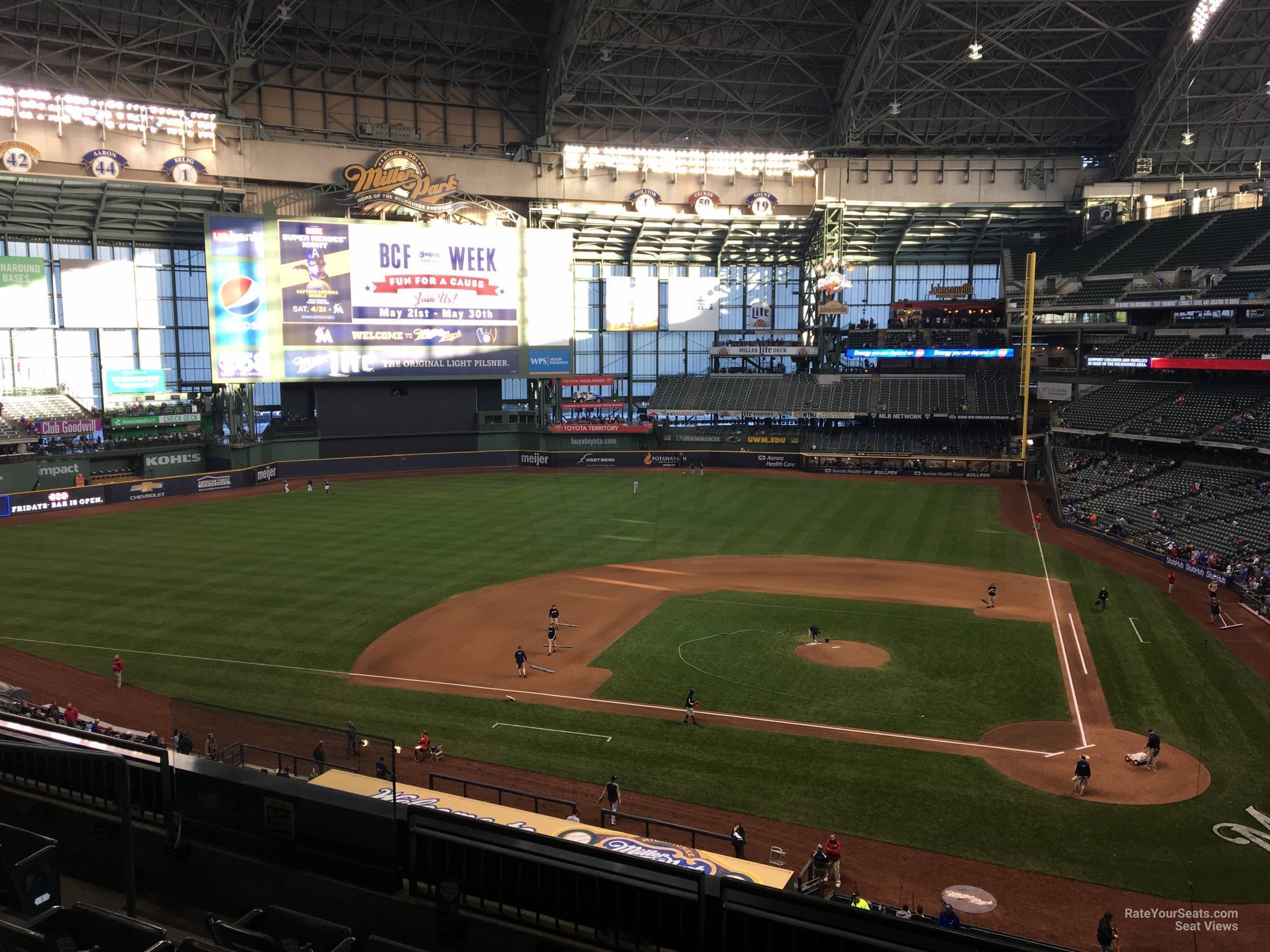 section 337, row 5 seat view  for baseball - american family field