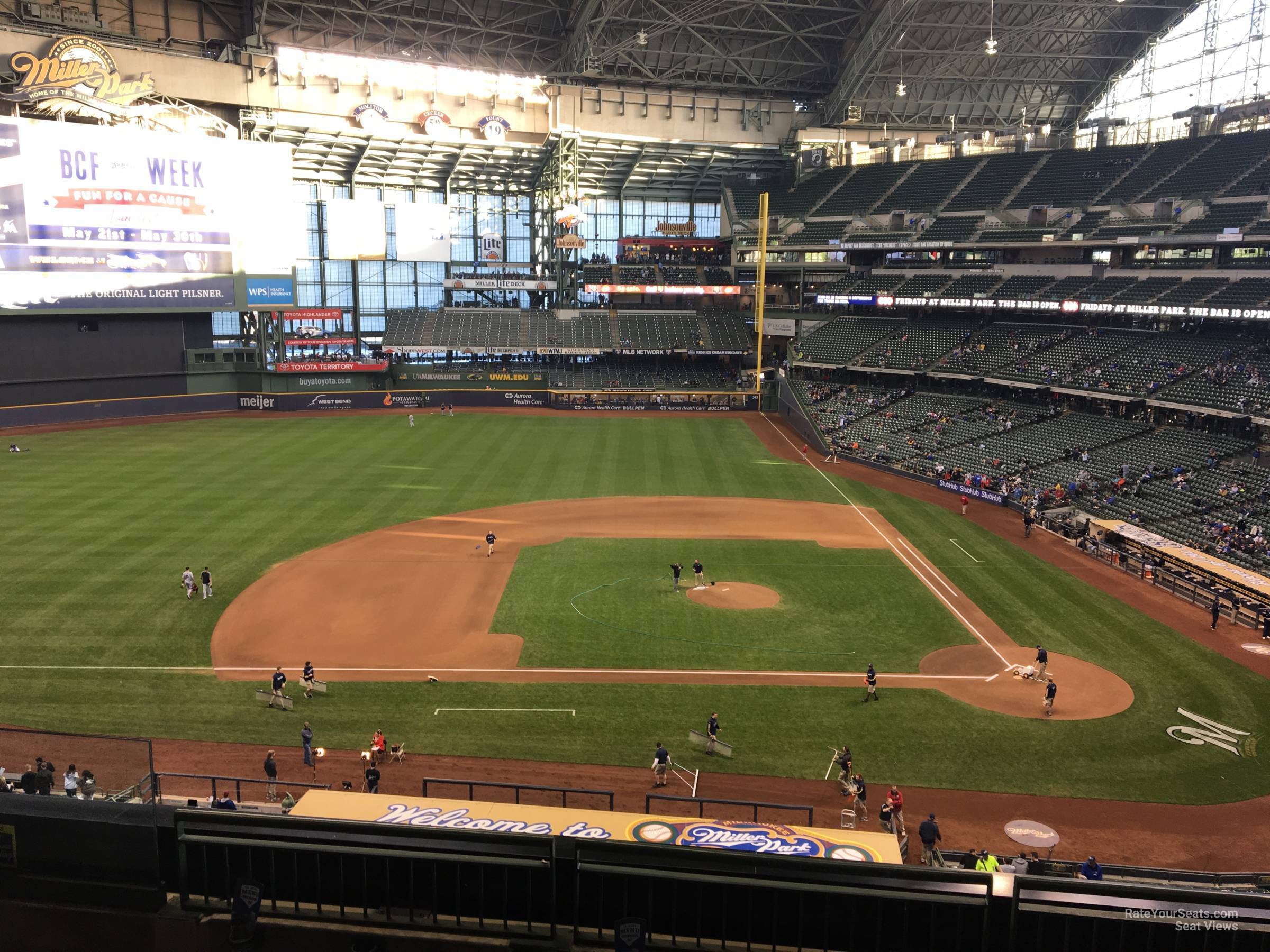 section 339, row 5 seat view  for baseball - american family field
