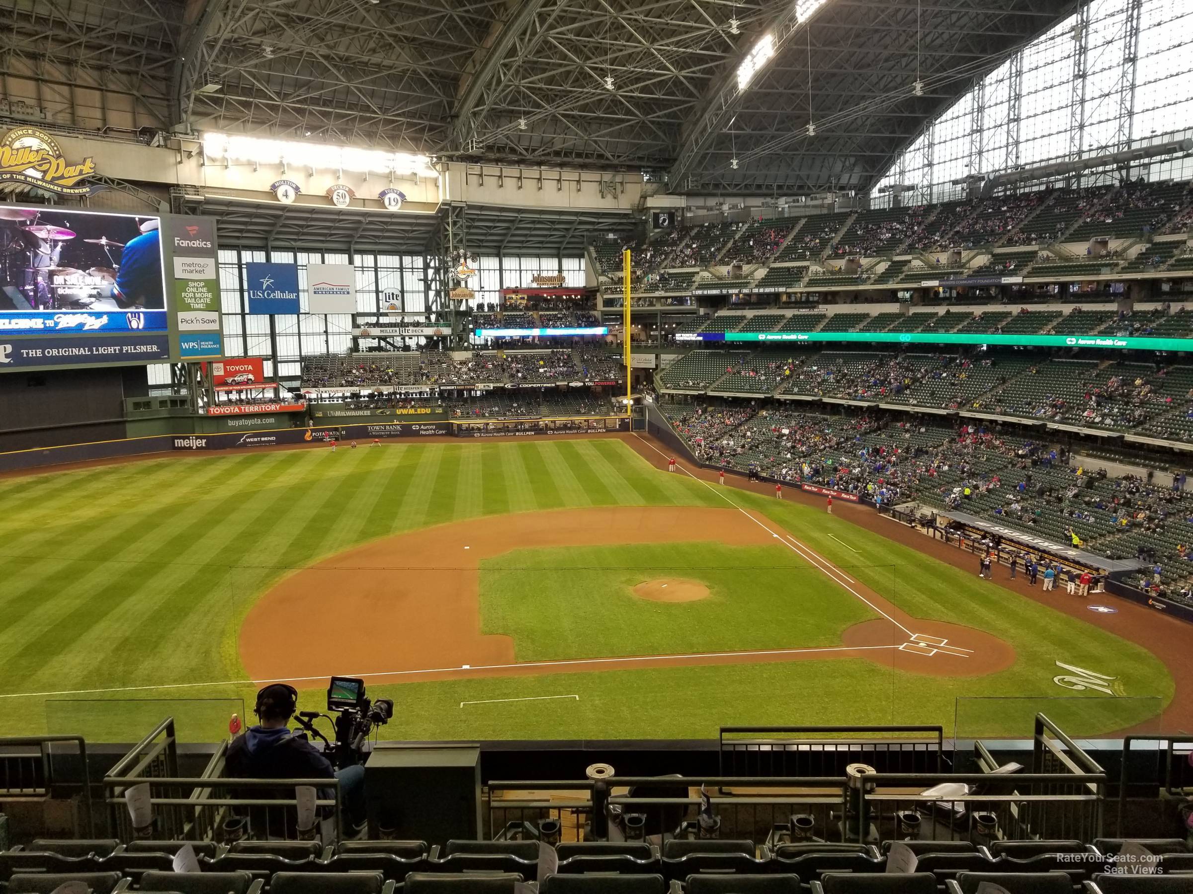 section 339, row 7 seat view  for baseball - american family field