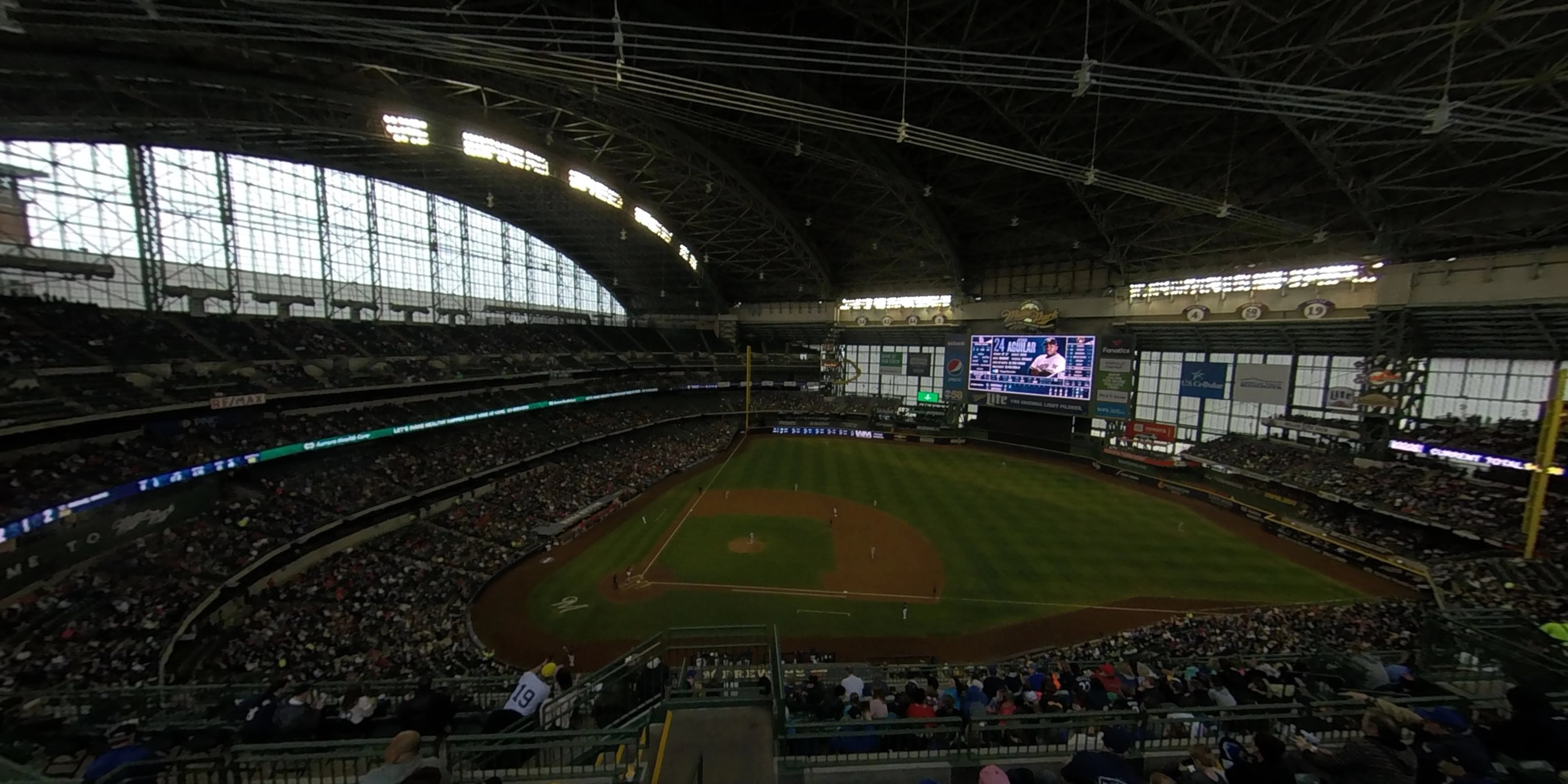 section 415 panoramic seat view  - american family field