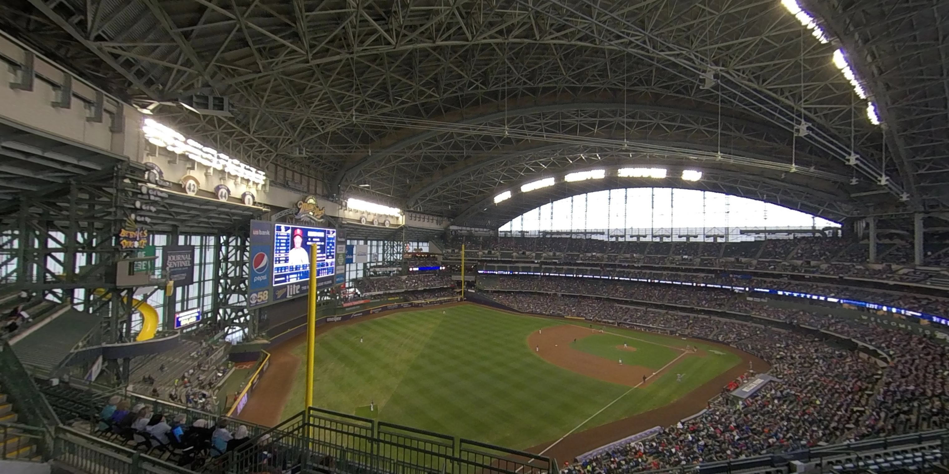 section 437 panoramic seat view  - american family field