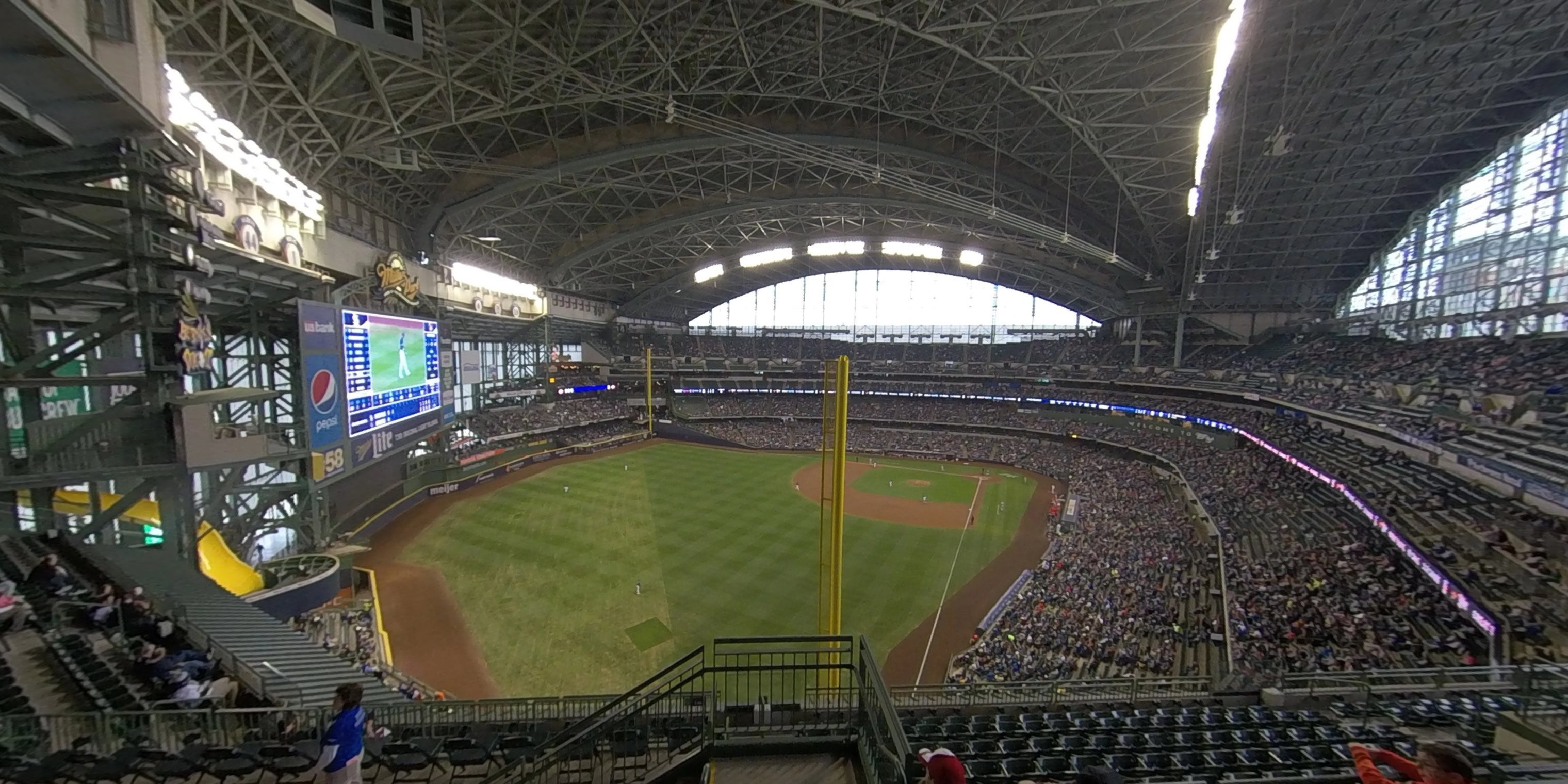 section 439 panoramic seat view  - american family field