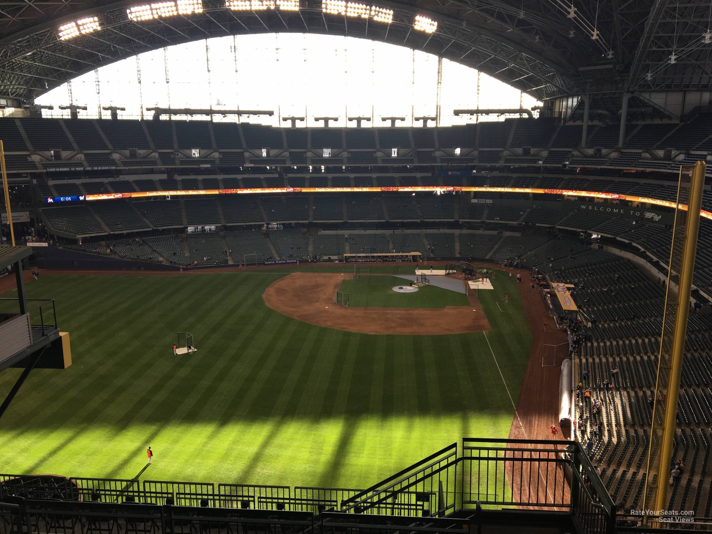 section 442, row 18 seat view  for baseball - american family field