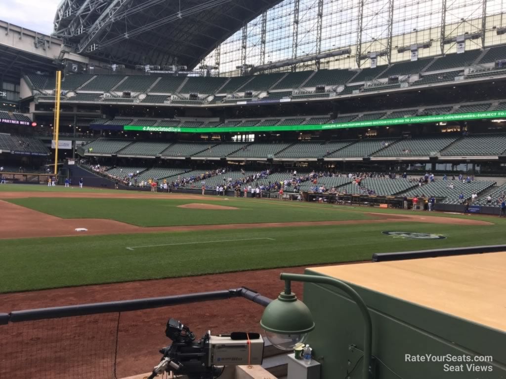 section 123, row 5 seat view  for baseball - american family field