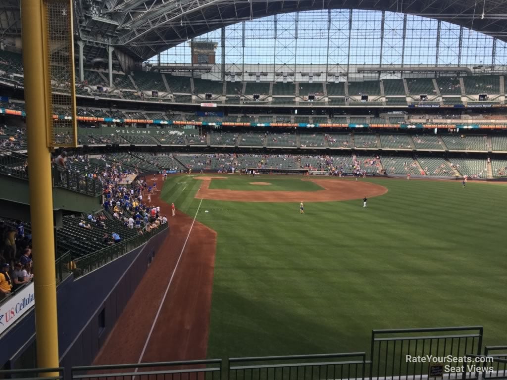 section 205, row 7 seat view for baseball - american family field
