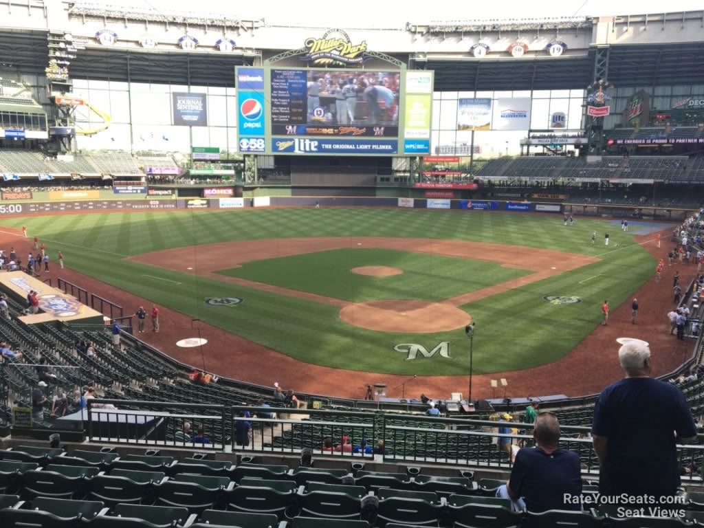 section 219, row 7 seat view  for baseball - american family field