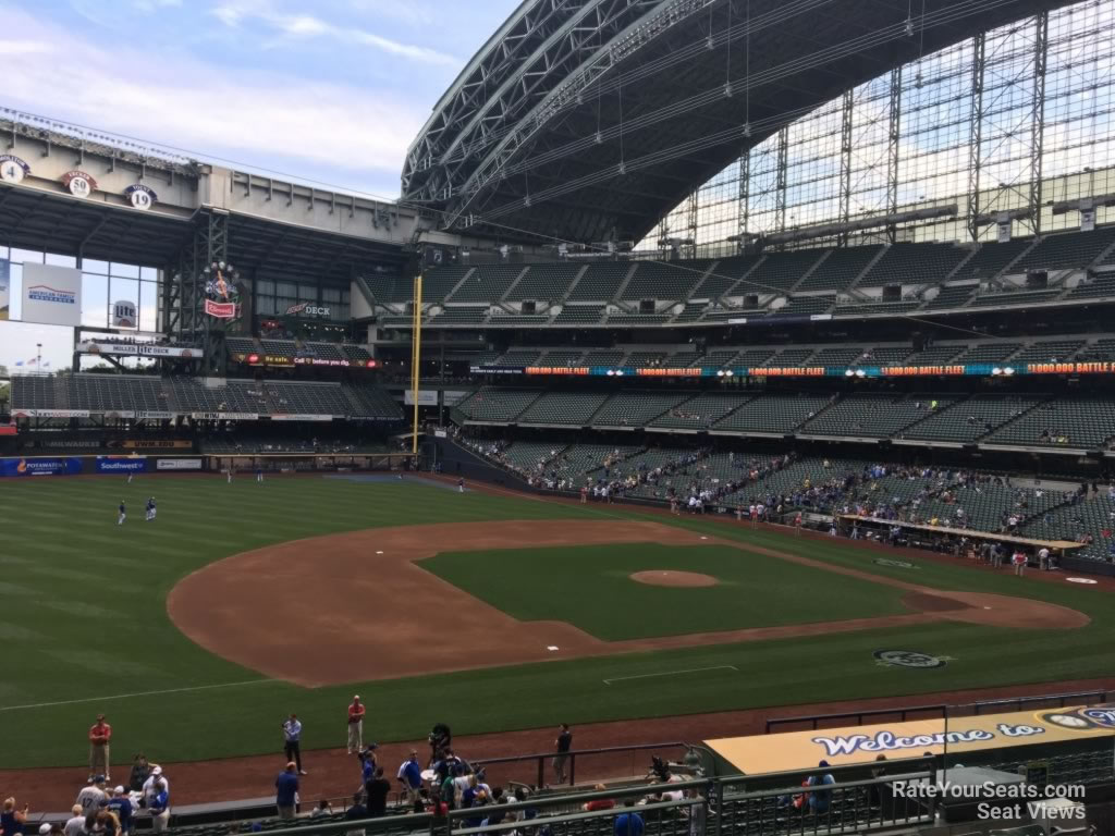 section 226, row 7 seat view  for baseball - american family field