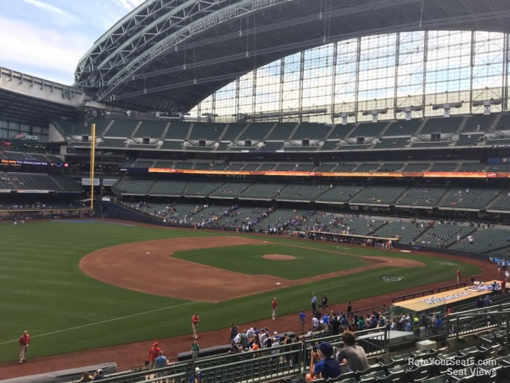 section 228, row 7 seat view  for baseball - american family field