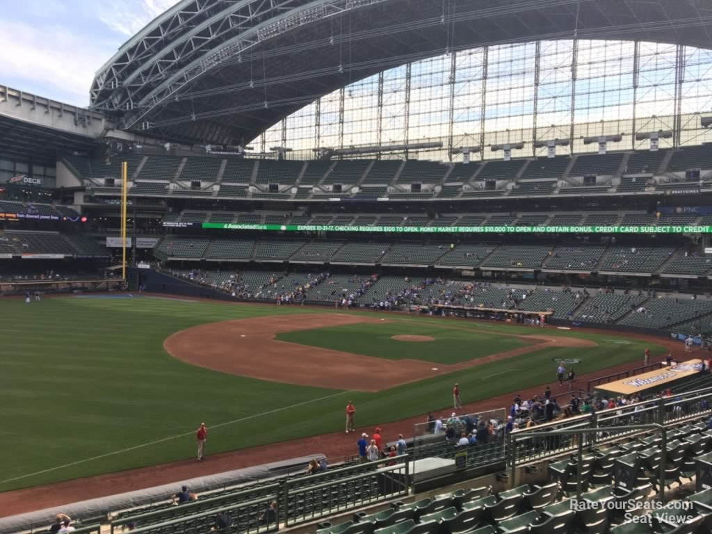 section 229, row 7 seat view  for baseball - american family field
