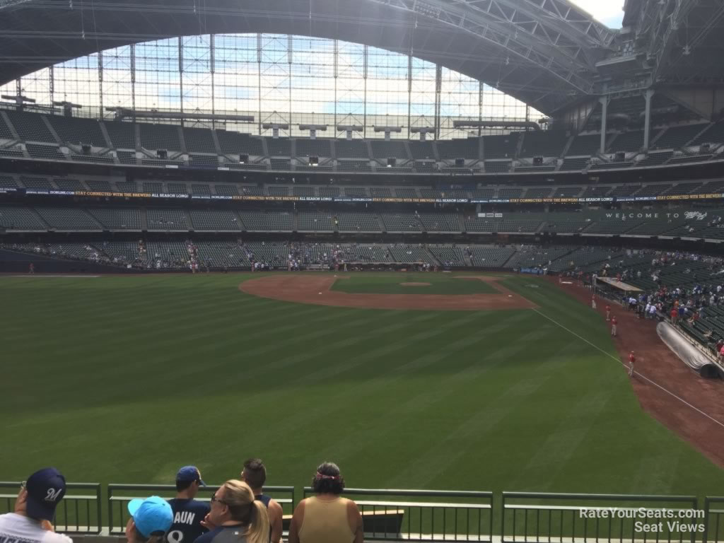 section 235, row 7 seat view  for baseball - american family field