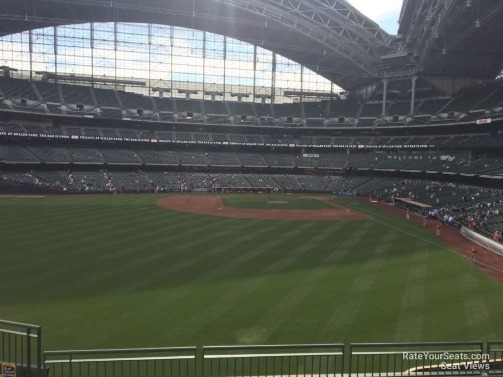 section 236, row 7 seat view  for baseball - american family field