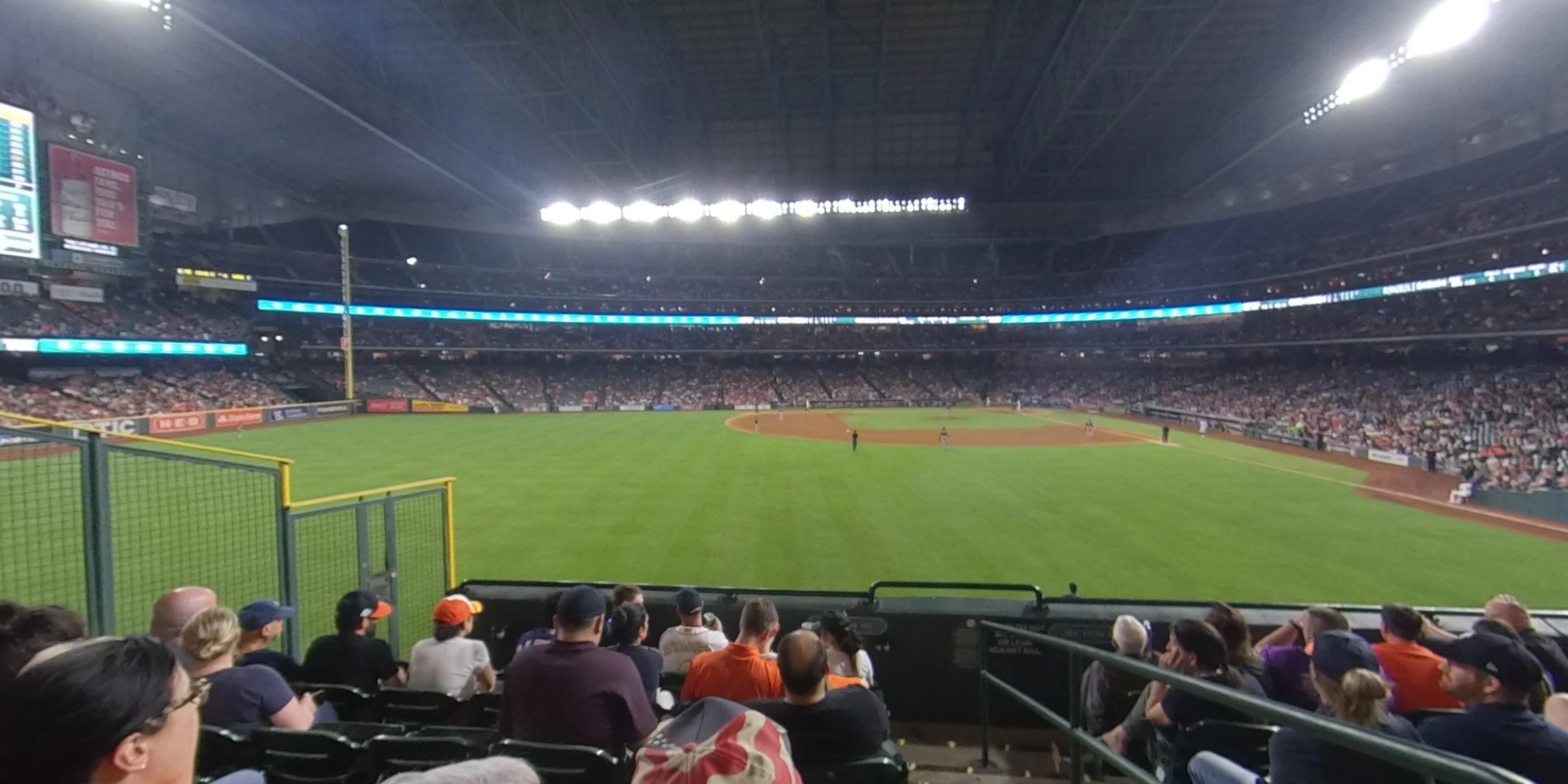 section 100 panoramic seat view  for baseball - minute maid park