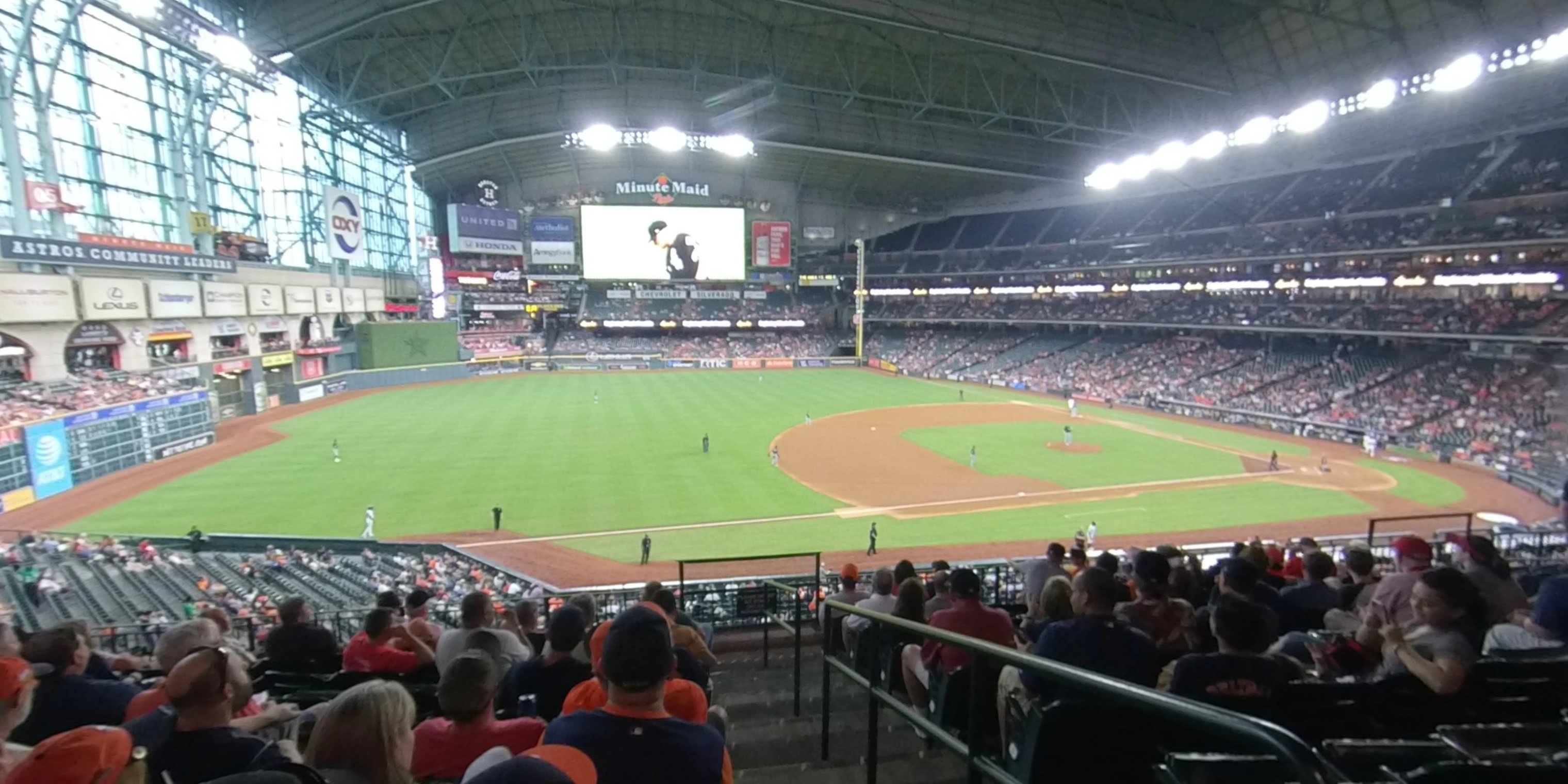 section 209 panoramic seat view  for baseball - daikin park