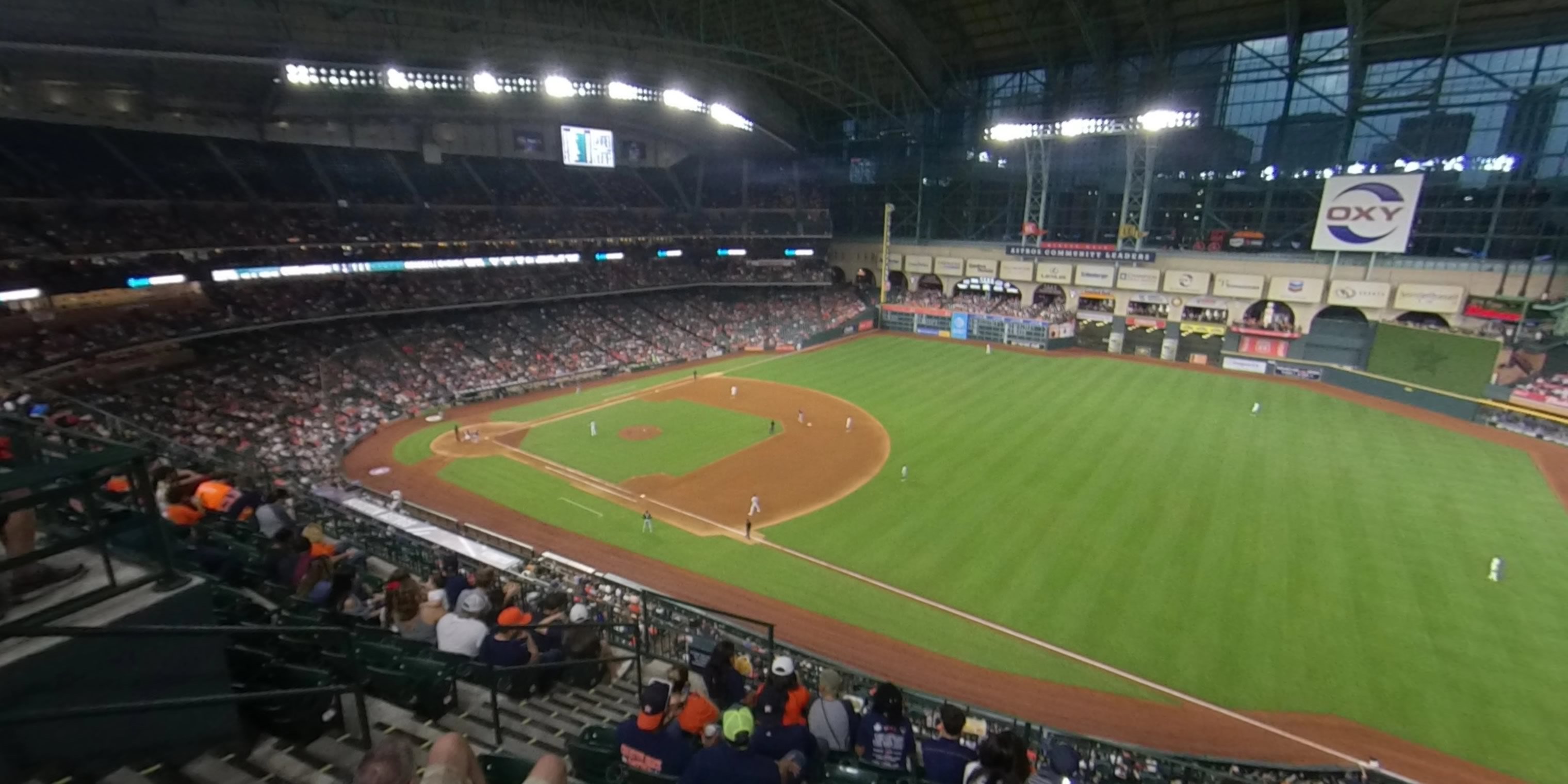 section 330 panoramic seat view  for baseball - minute maid park