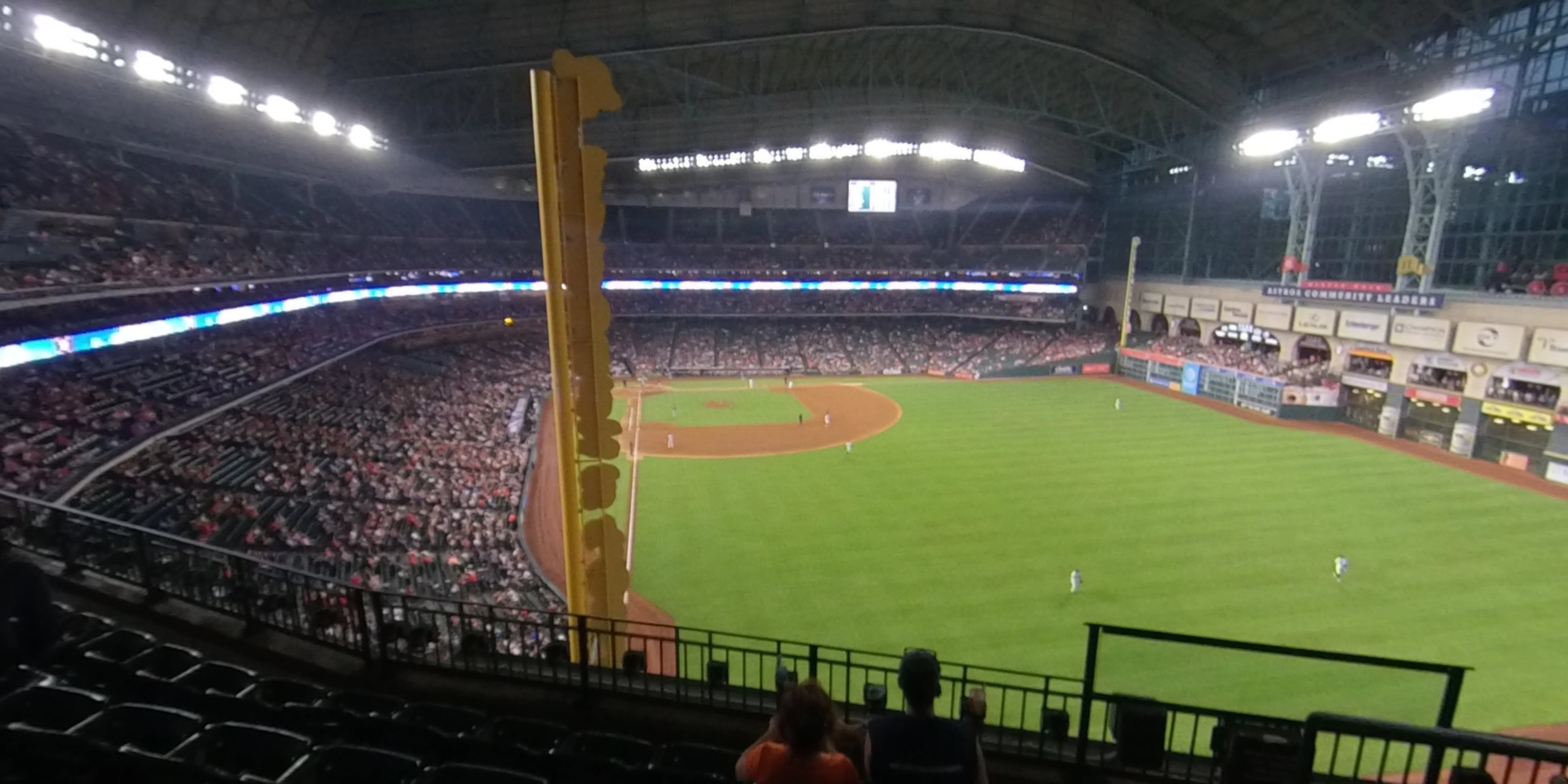 section 337 panoramic seat view  for baseball - minute maid park
