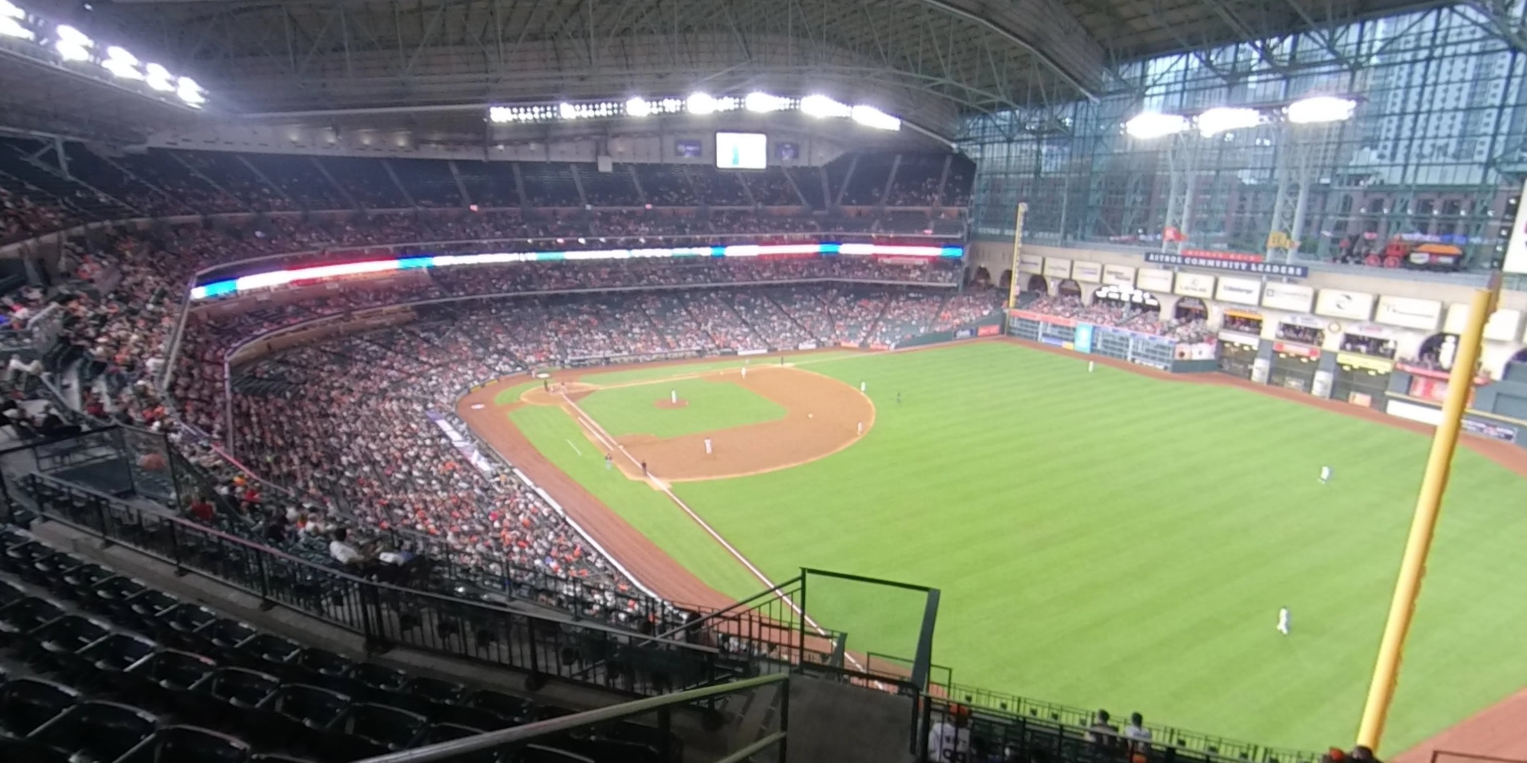 section 432 panoramic seat view  for baseball - minute maid park