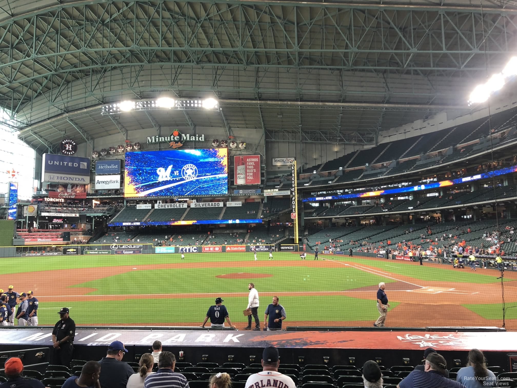 section 114, row 15 seat view  for baseball - daikin park