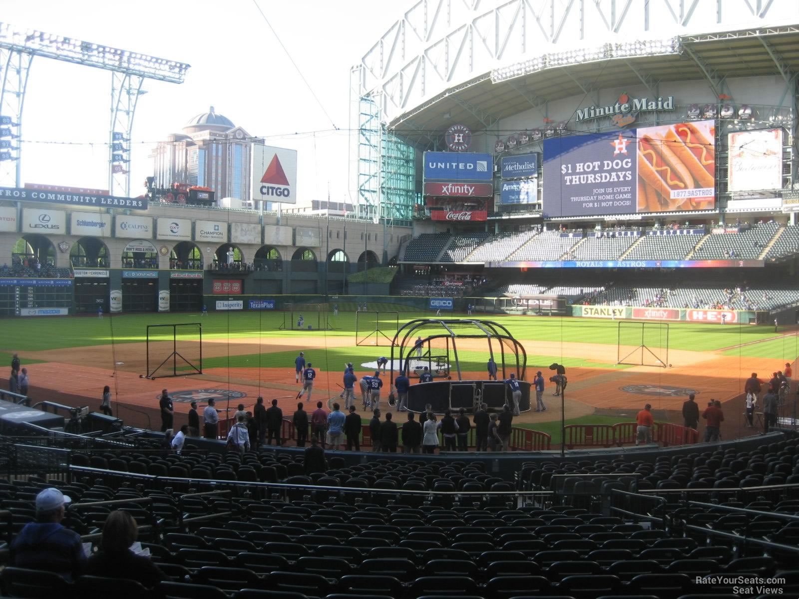 section 118, row 29 seat view  for baseball - daikin park