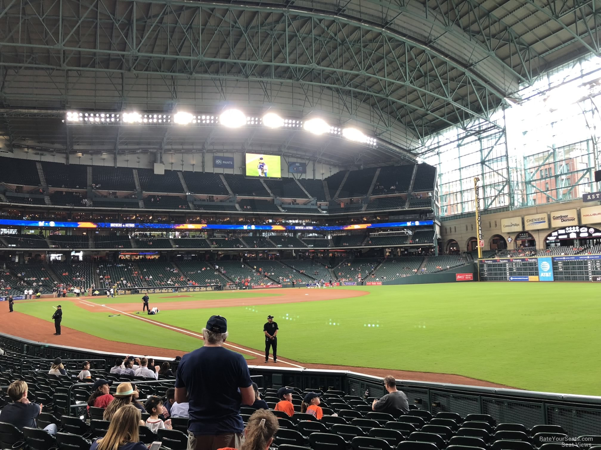 section 133, row 15 seat view  for baseball - daikin park