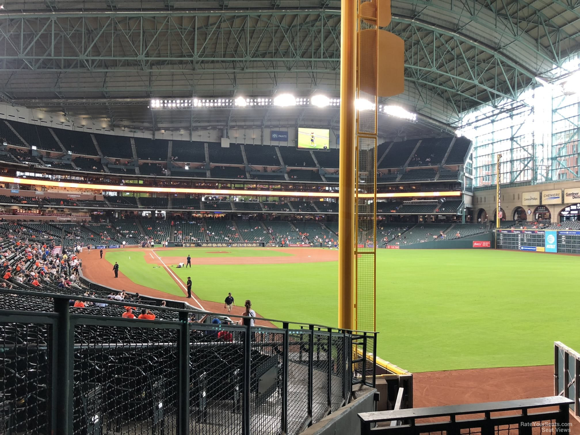 section 150, row 15 seat view  for baseball - daikin park
