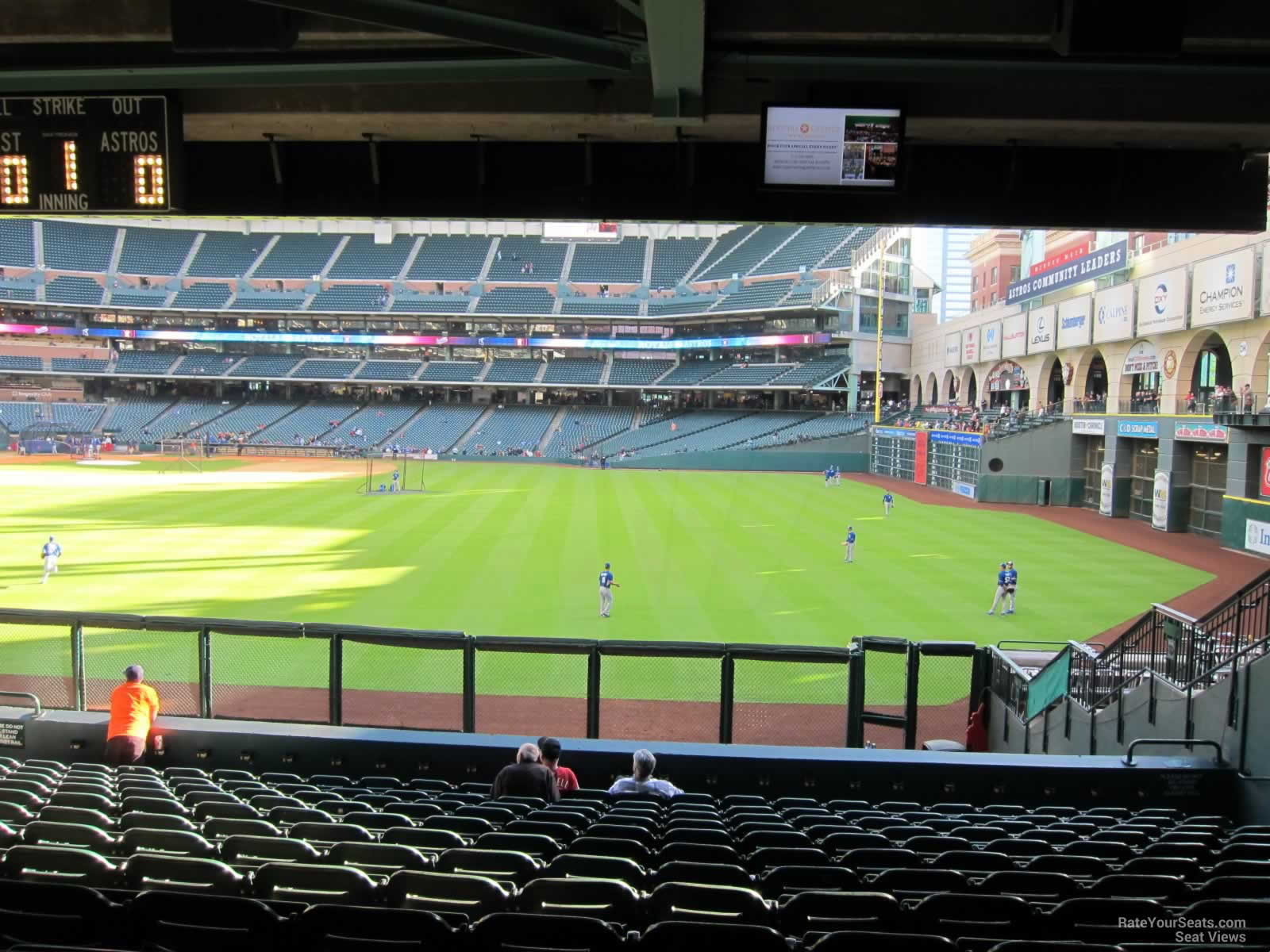 Minute Maid Park Section 156 Houston Astros Rateyourseats Seat View For Minute Maid Park Section 156 Row 13