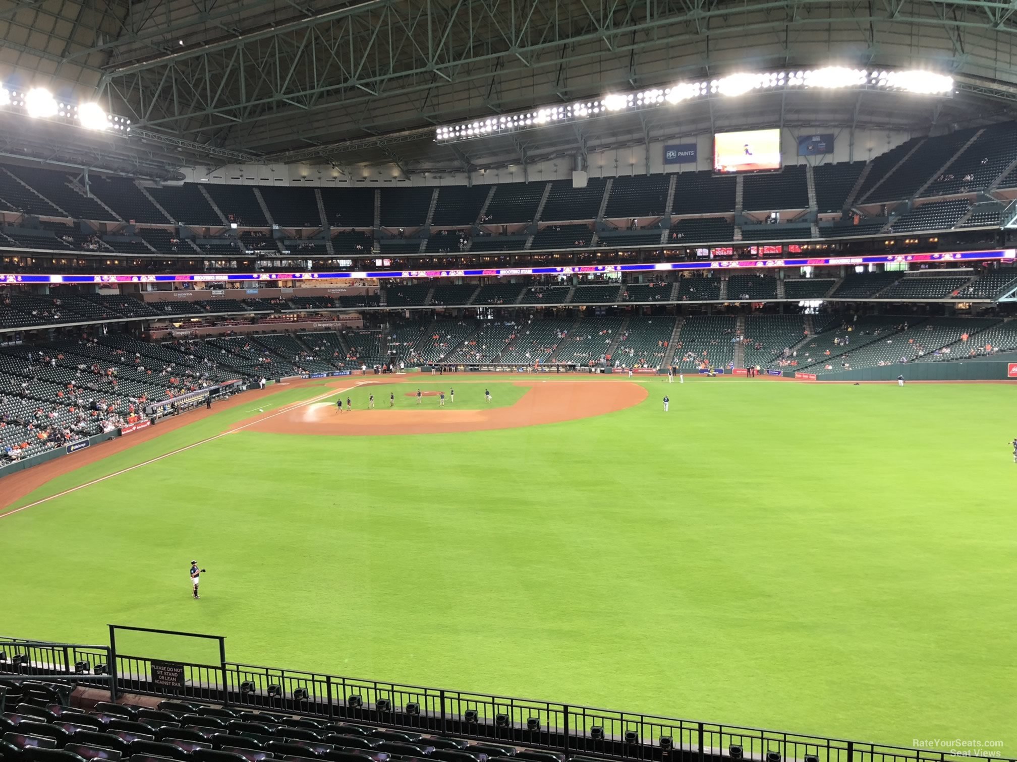 section 254, row 10 seat view  for baseball - daikin park