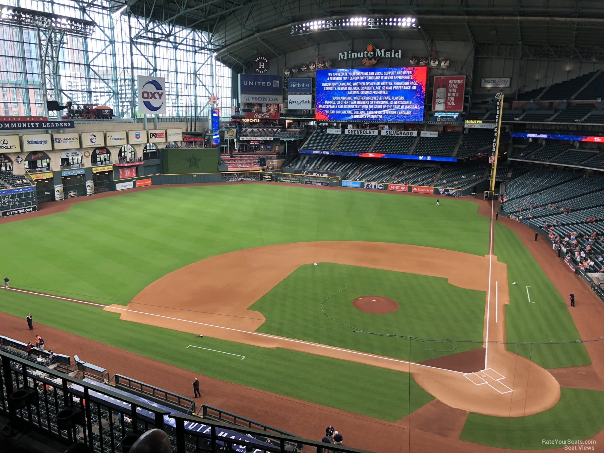 section 315, row 3 seat view  for baseball - daikin park