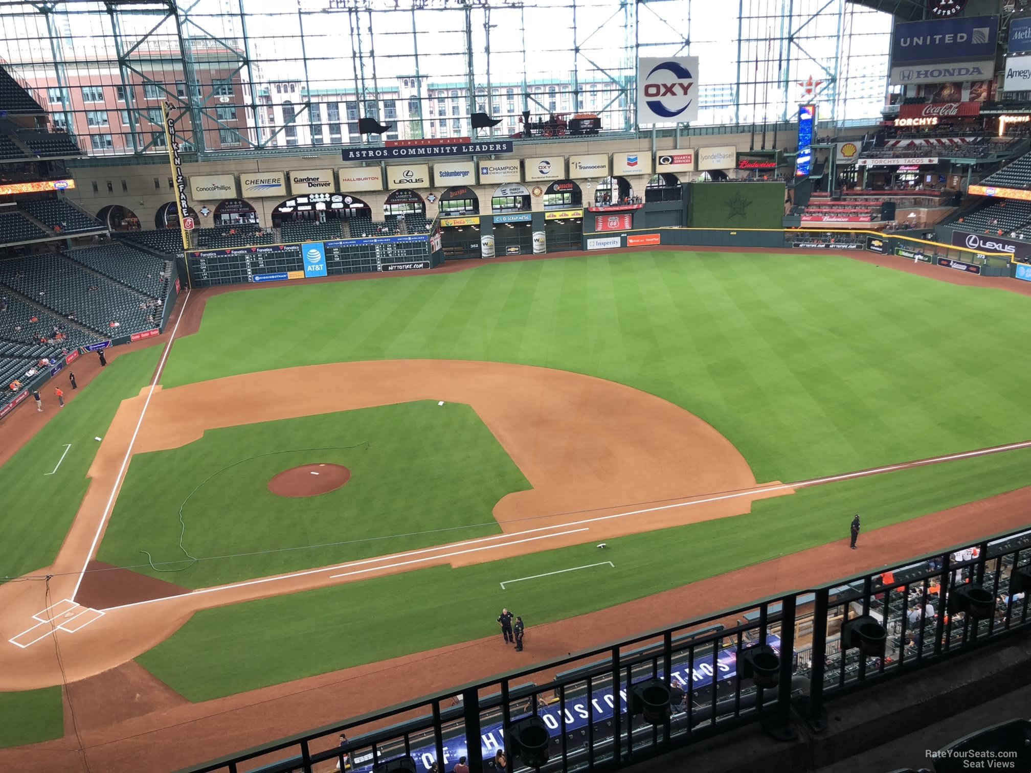 section 324, row 3 seat view  for baseball - daikin park