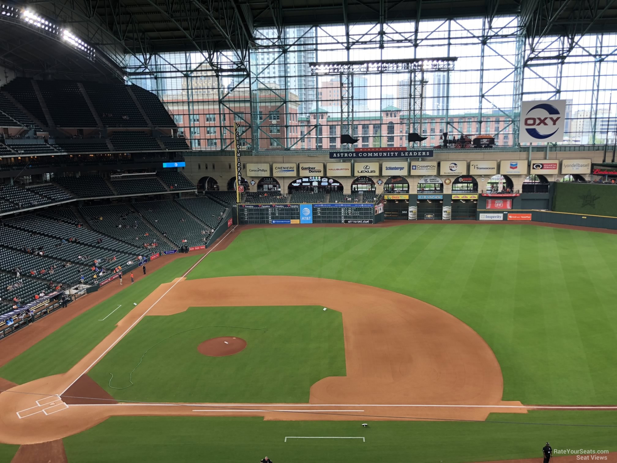 section 325, row 3 seat view  for baseball - daikin park