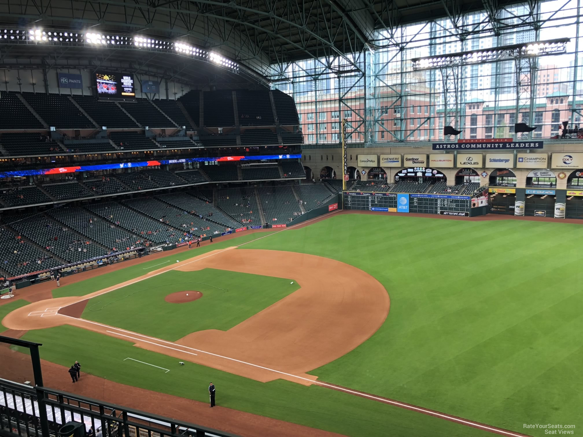 section 329, row 3 seat view  for baseball - daikin park