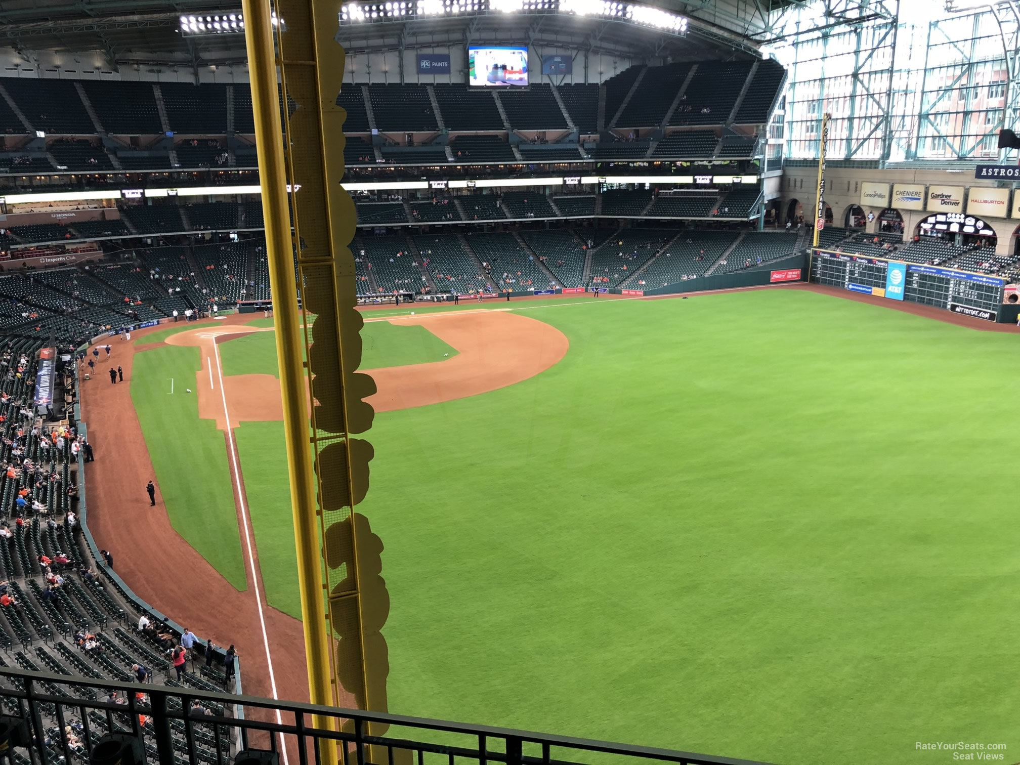 section 337, row 3 seat view  for baseball - daikin park